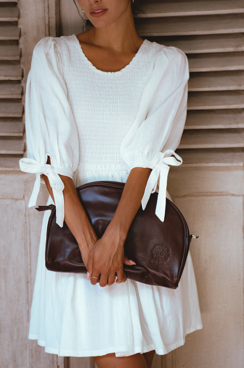 Buy Sabine Leather Handbag by Bali ELF