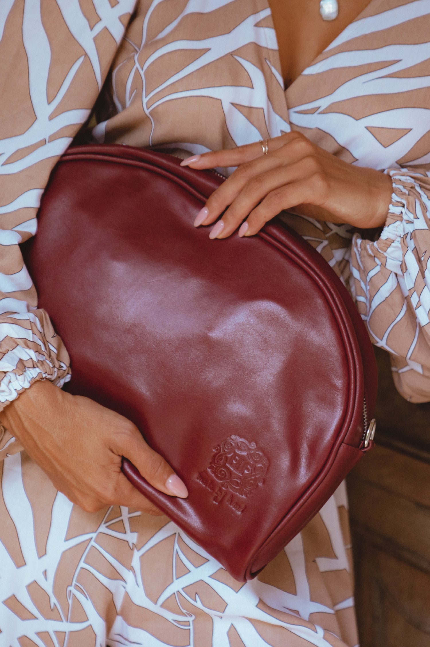 Buy Sabine Leather Handbag by Bali ELF