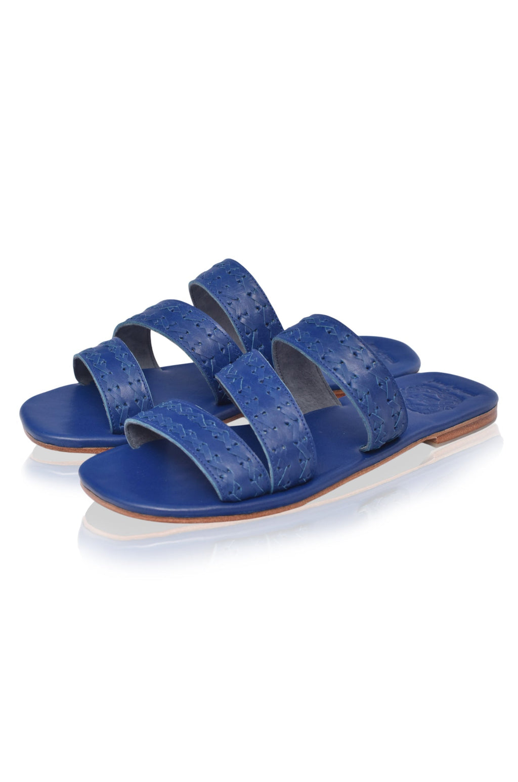 Buy Sail Slide Leather Sandals by Bali ELF