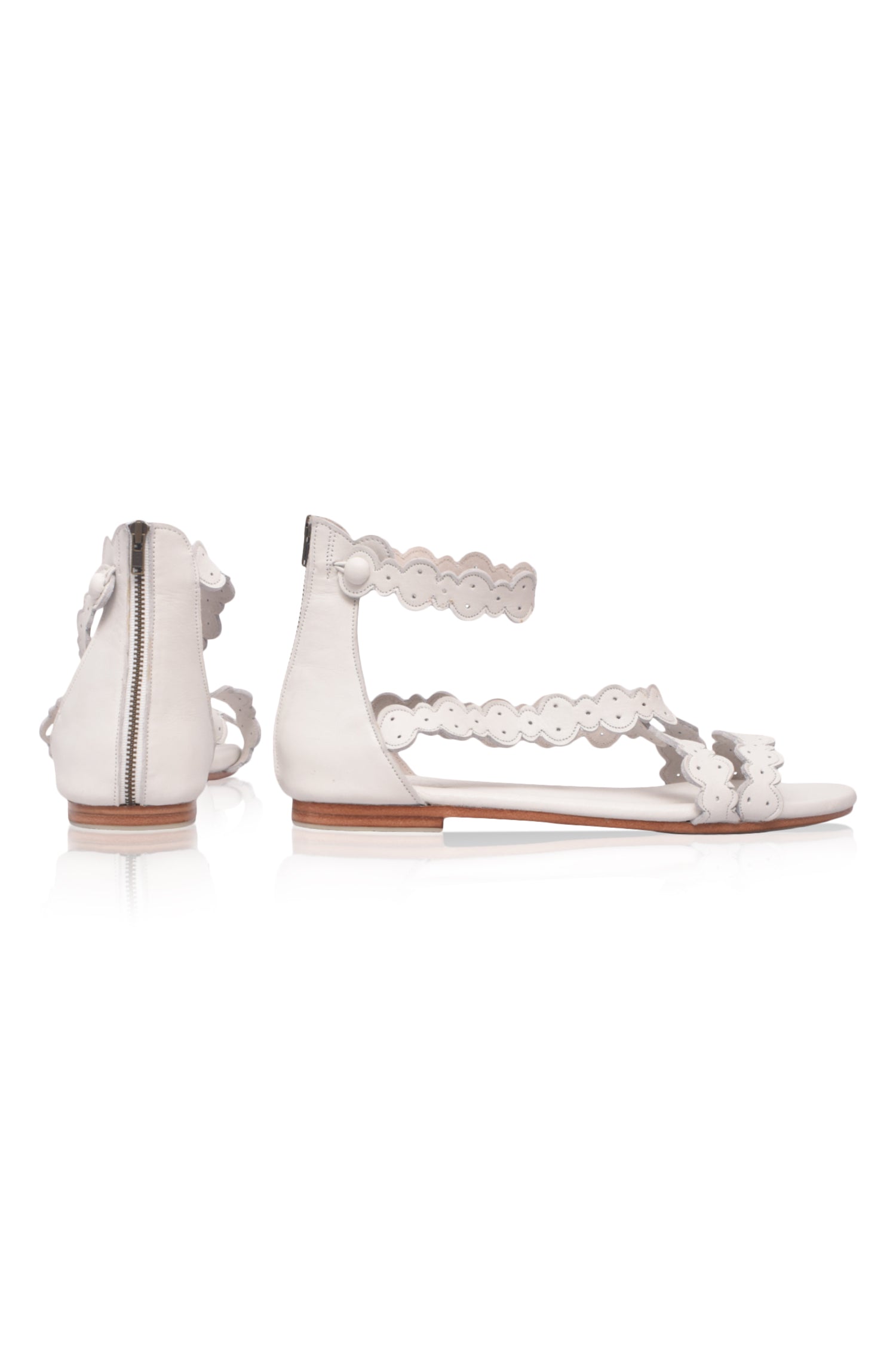 Buy Salty Sea Criss Cross Leather Sandals by Bali ELF