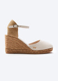 Buy Satuna Canvas Espadrille Wedges by Viscata