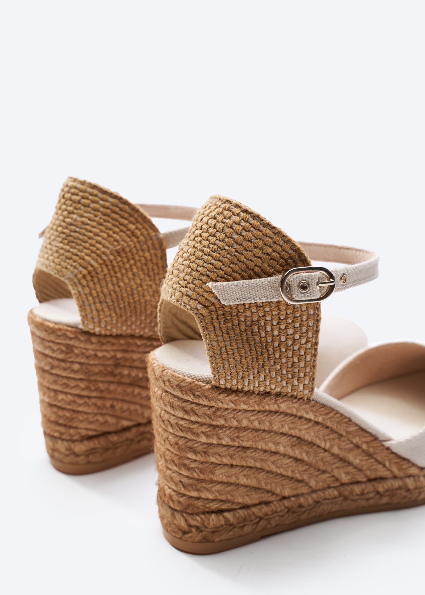 Buy Satuna Canvas Espadrille Wedges by Viscata