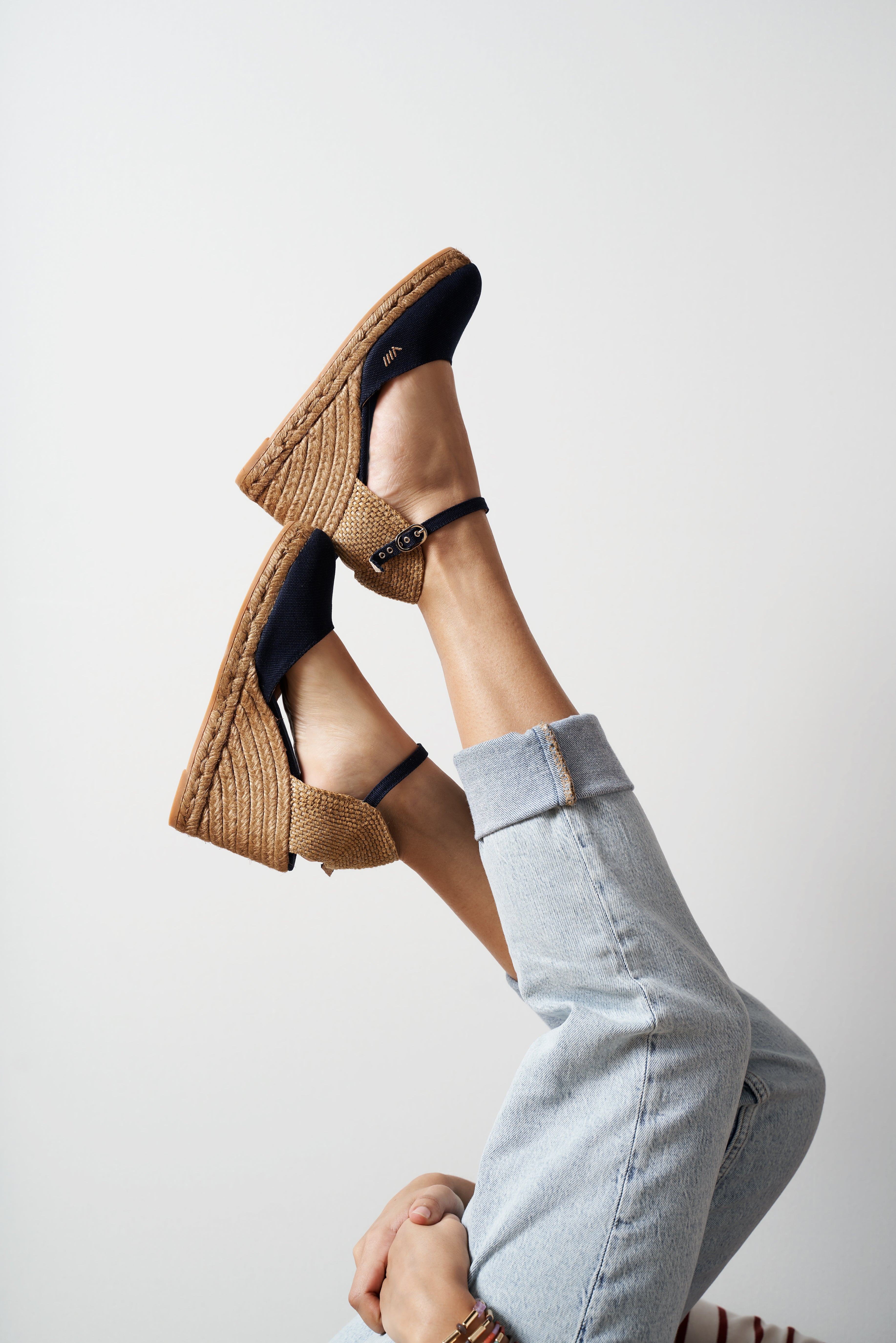 Buy Satuna Canvas Espadrille Wedges by Viscata