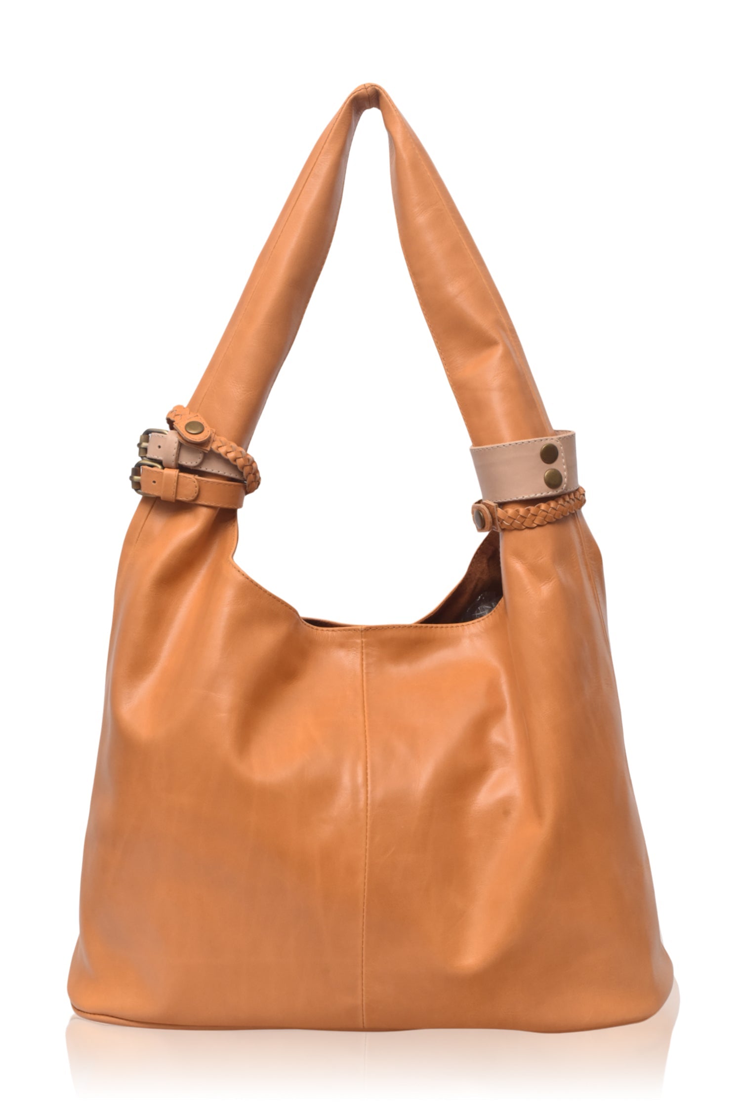 Buy Serendipity Slouchy Leather Tote Bag by Bali ELF