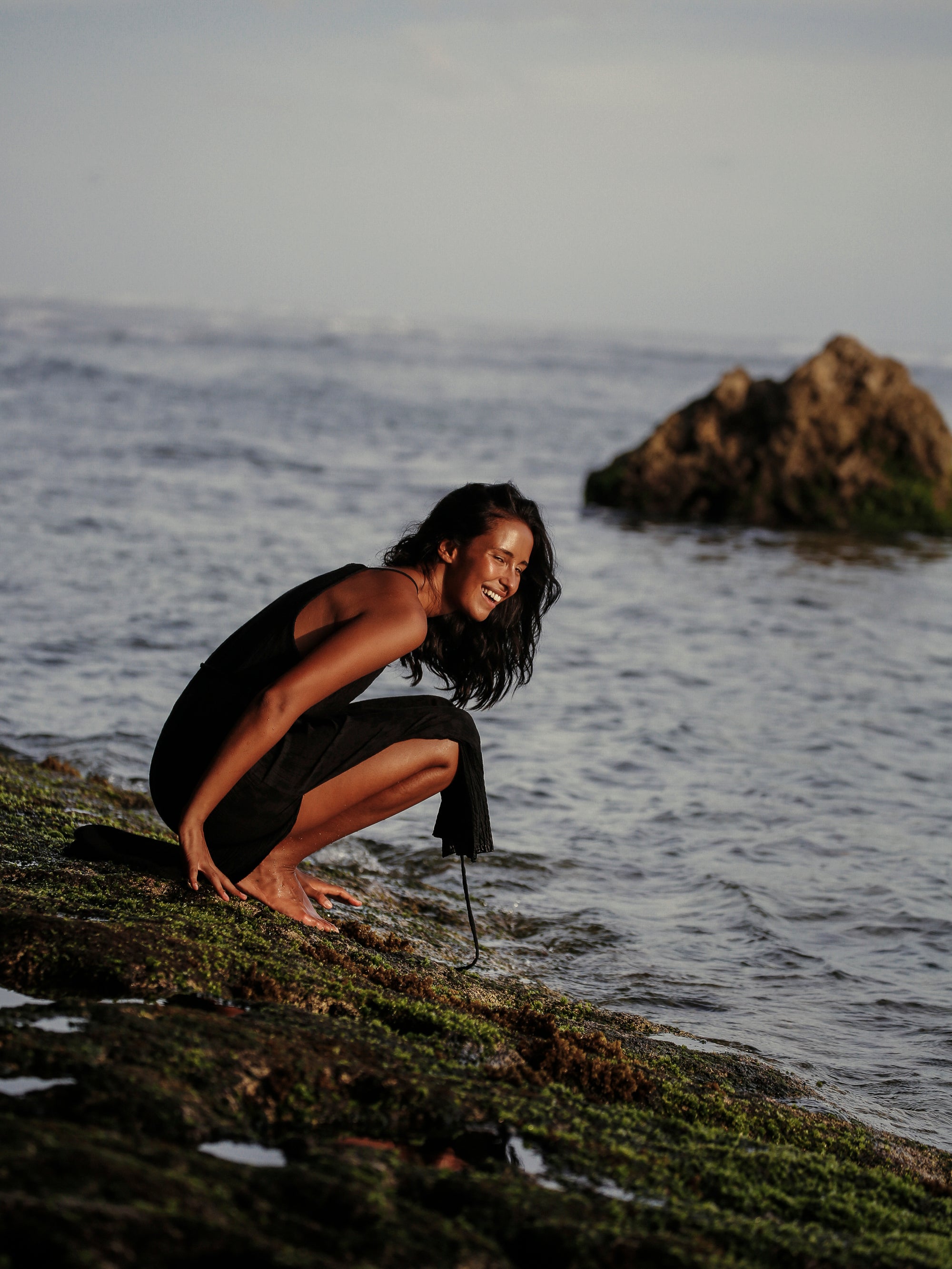 Buy Siesta Dress - Black by The Handloom