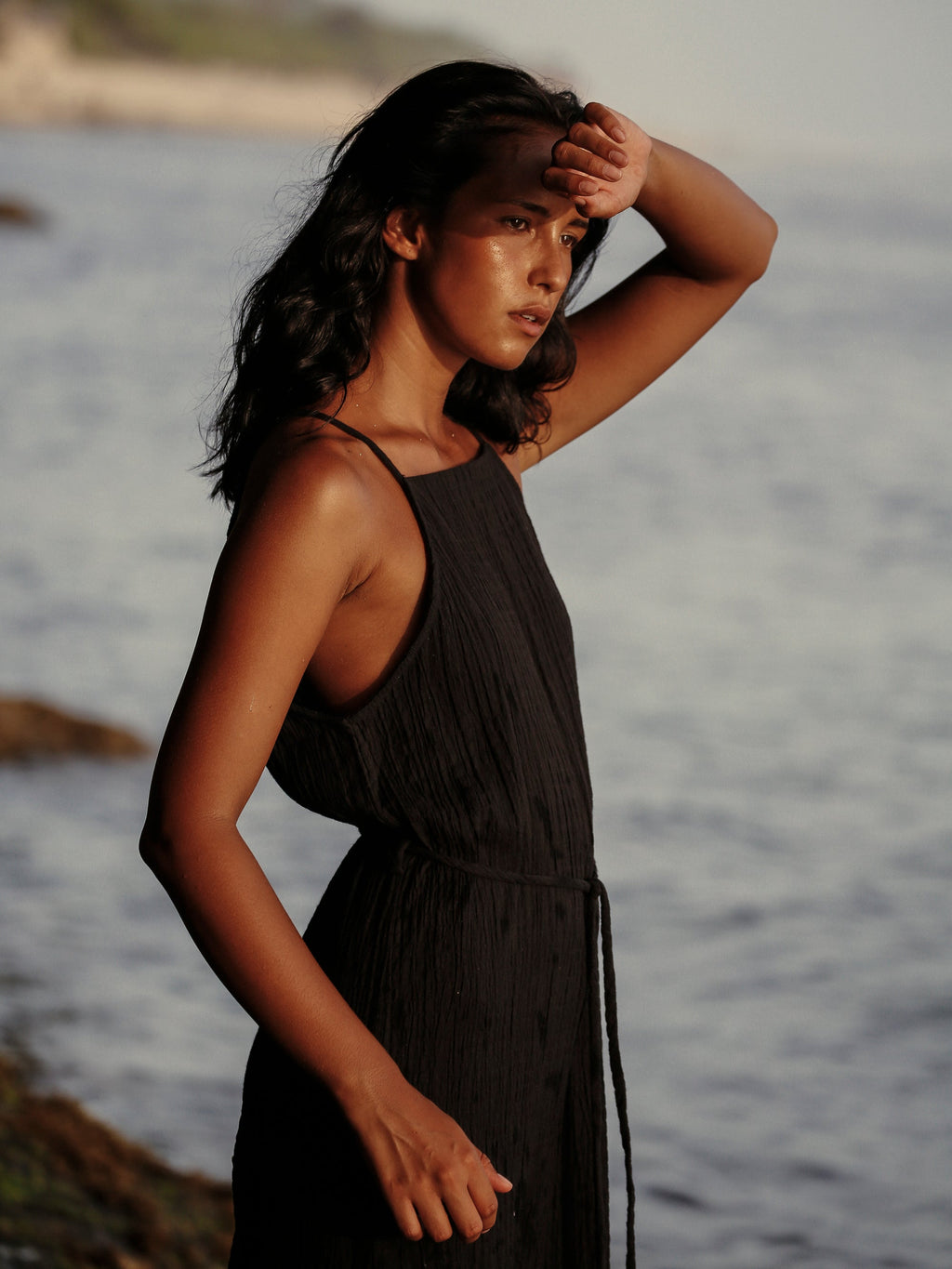 Buy Siesta Dress - Black by The Handloom