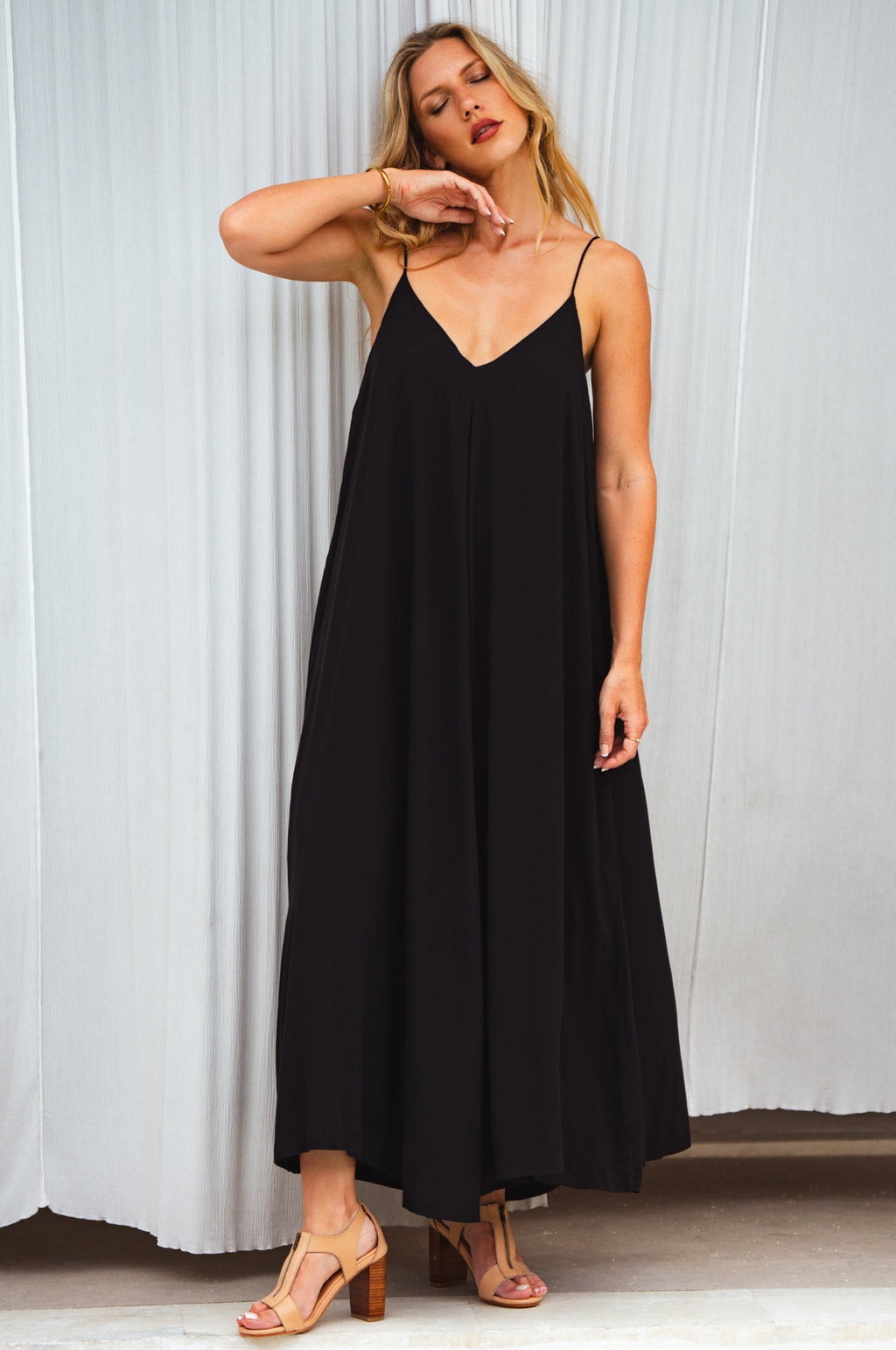 Buy Silky Wind Strappy Maxi Dress by Bali ELF