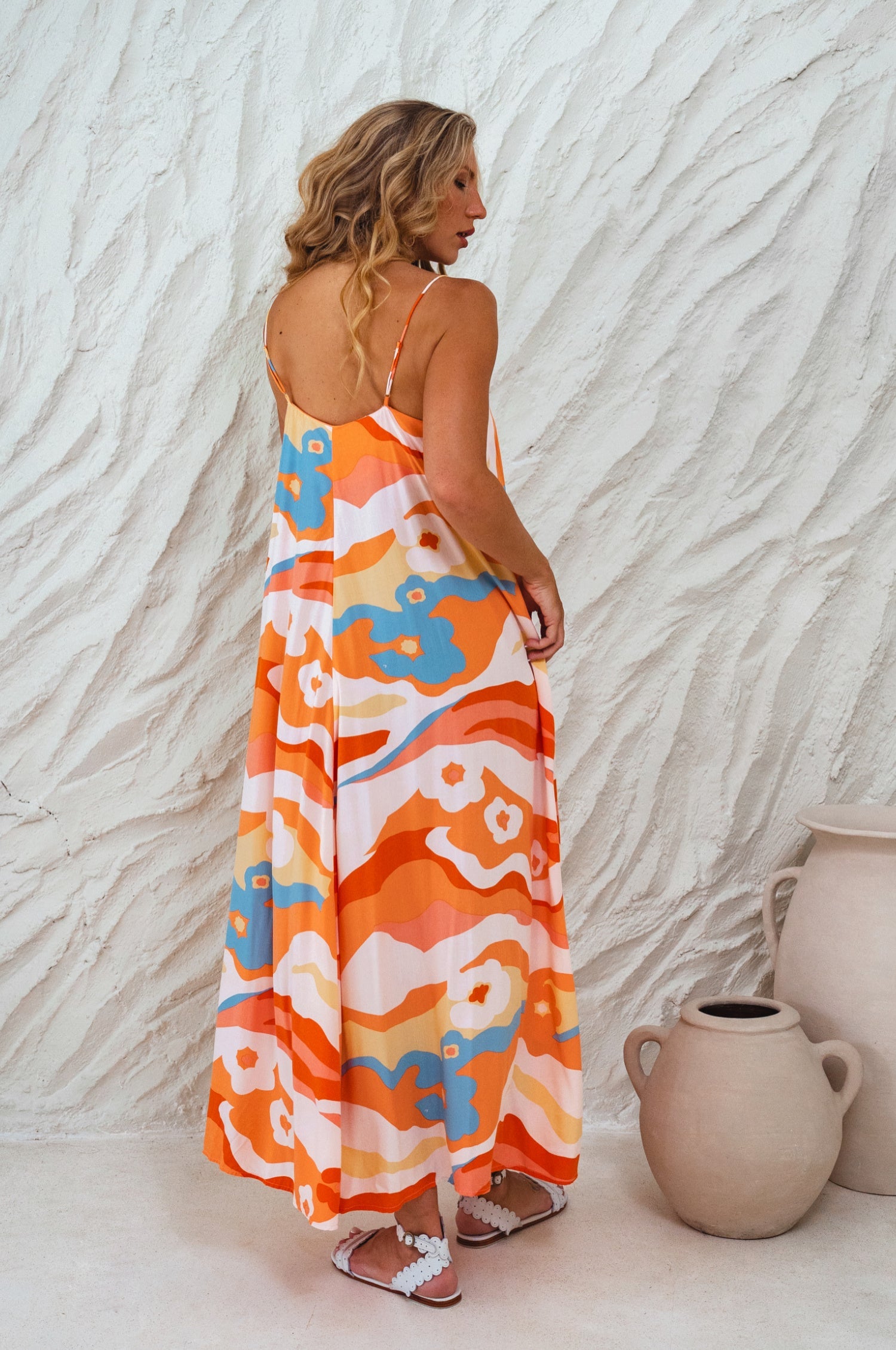 Buy Silky Wind Strappy Maxi Dress by Bali ELF