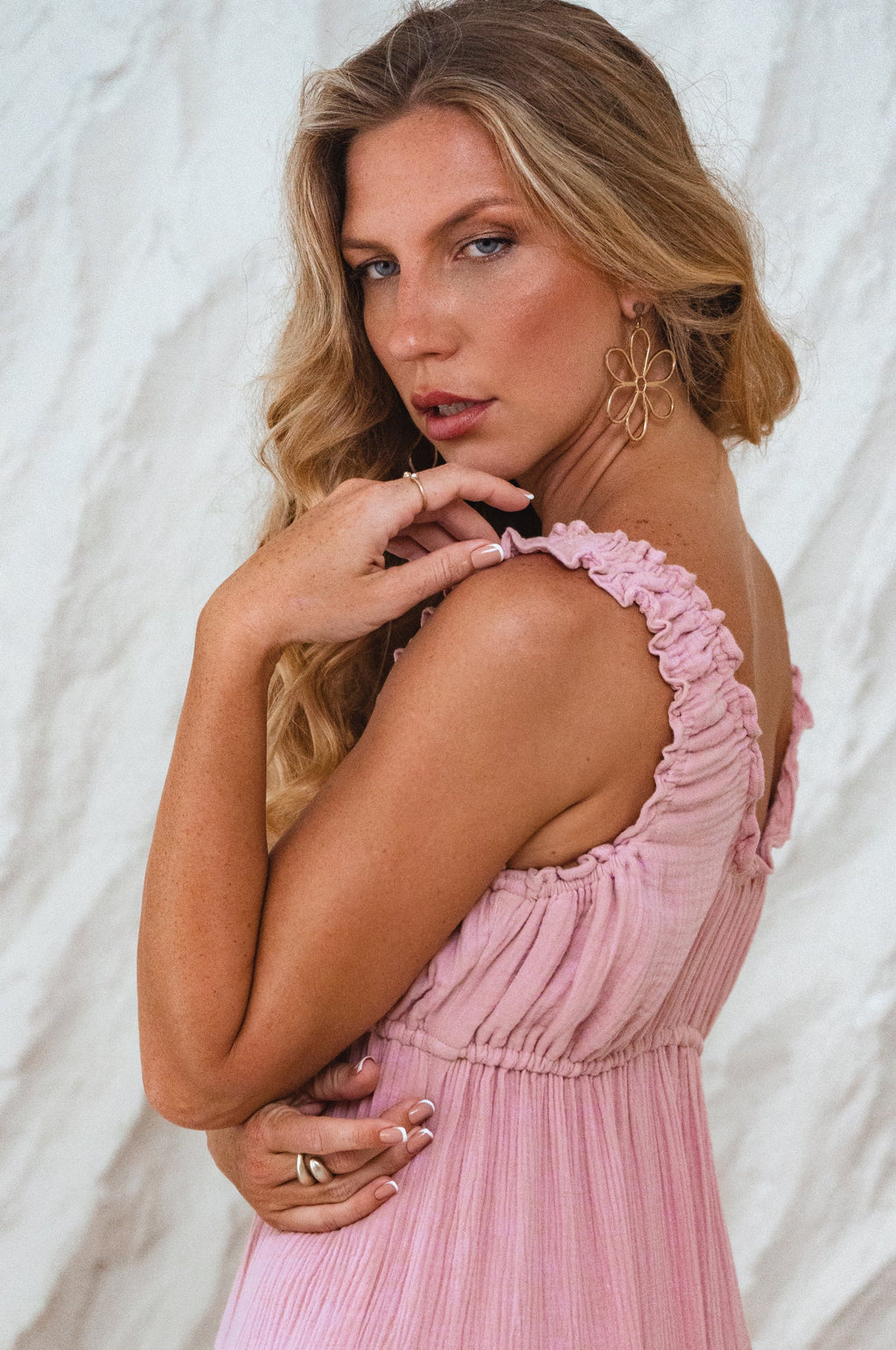 Buy Soft Love Cotton Maxi Dress by Bali ELF