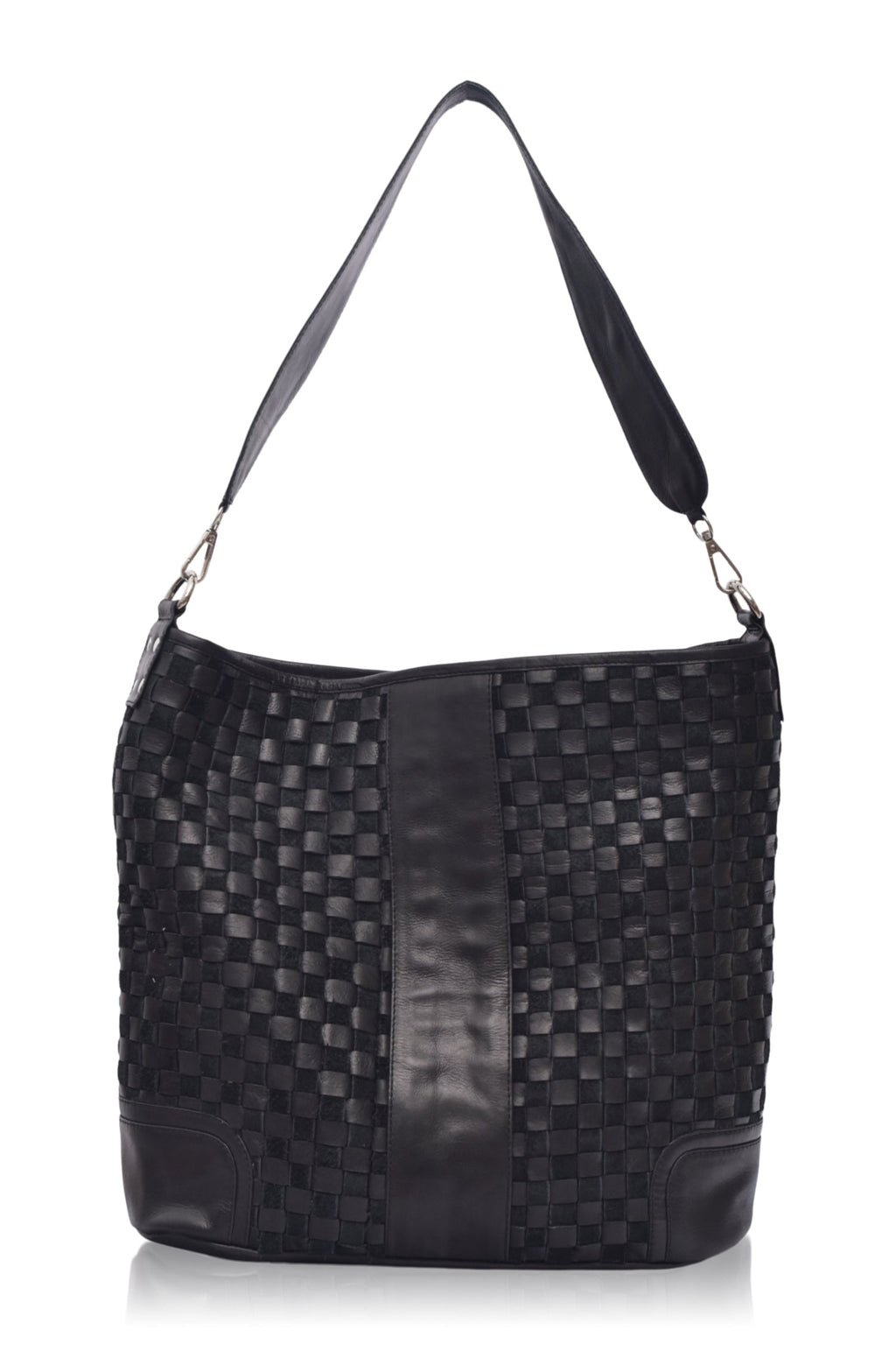 Buy Soho Lane Woven Leather Shoulder Bag by Bali ELF