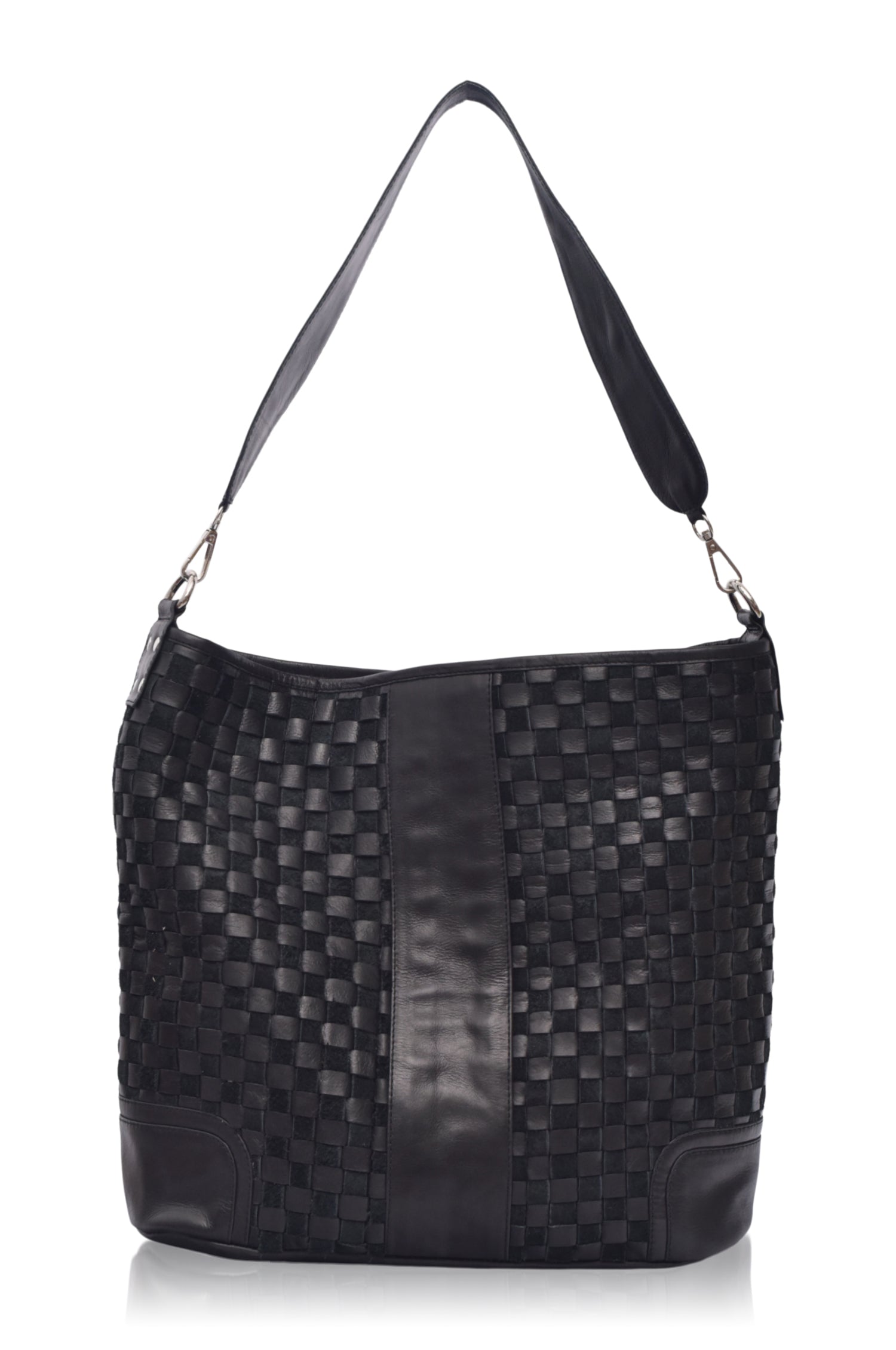 Buy Soho Lane Woven Leather Shoulder Bag by Bali ELF