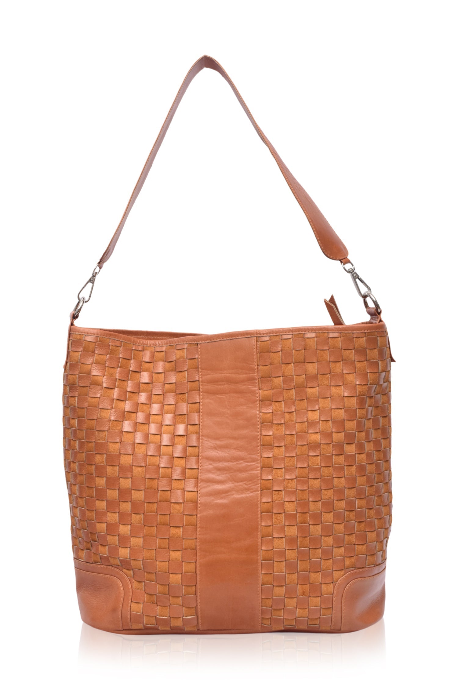 Buy Soho Lane Woven Leather Shoulder Bag by Bali ELF