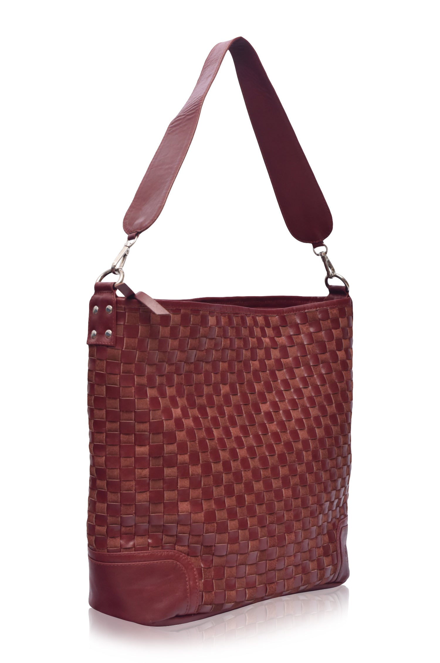 Buy Soho Lane Woven Leather Shoulder Bag by Bali ELF