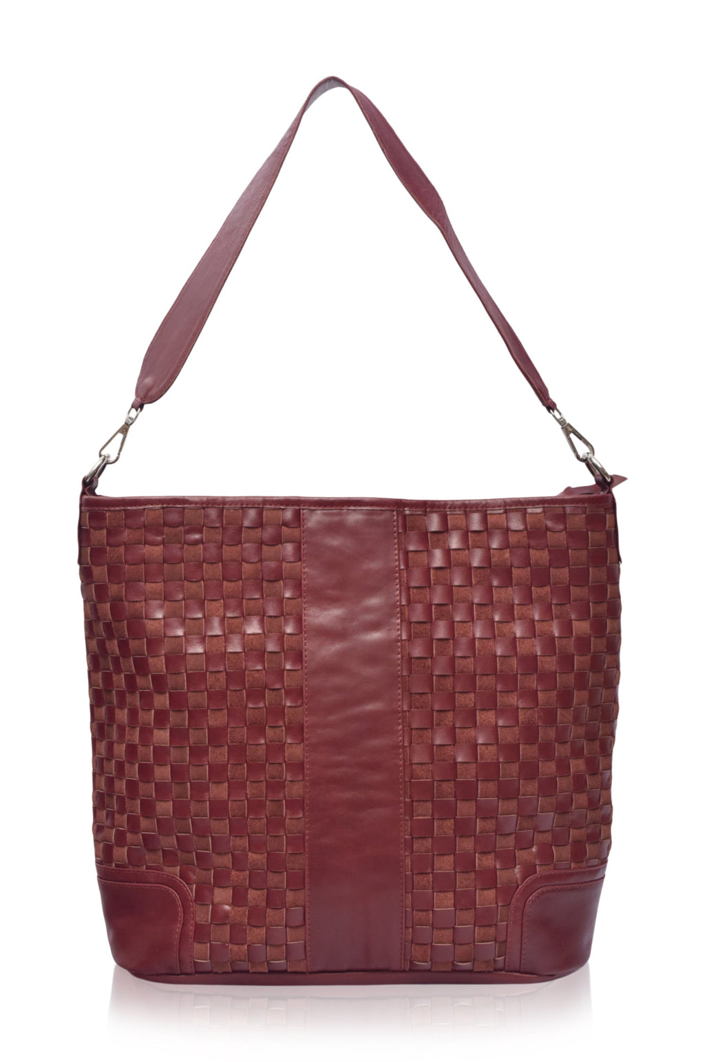 Buy Soho Lane Woven Leather Shoulder Bag by Bali ELF