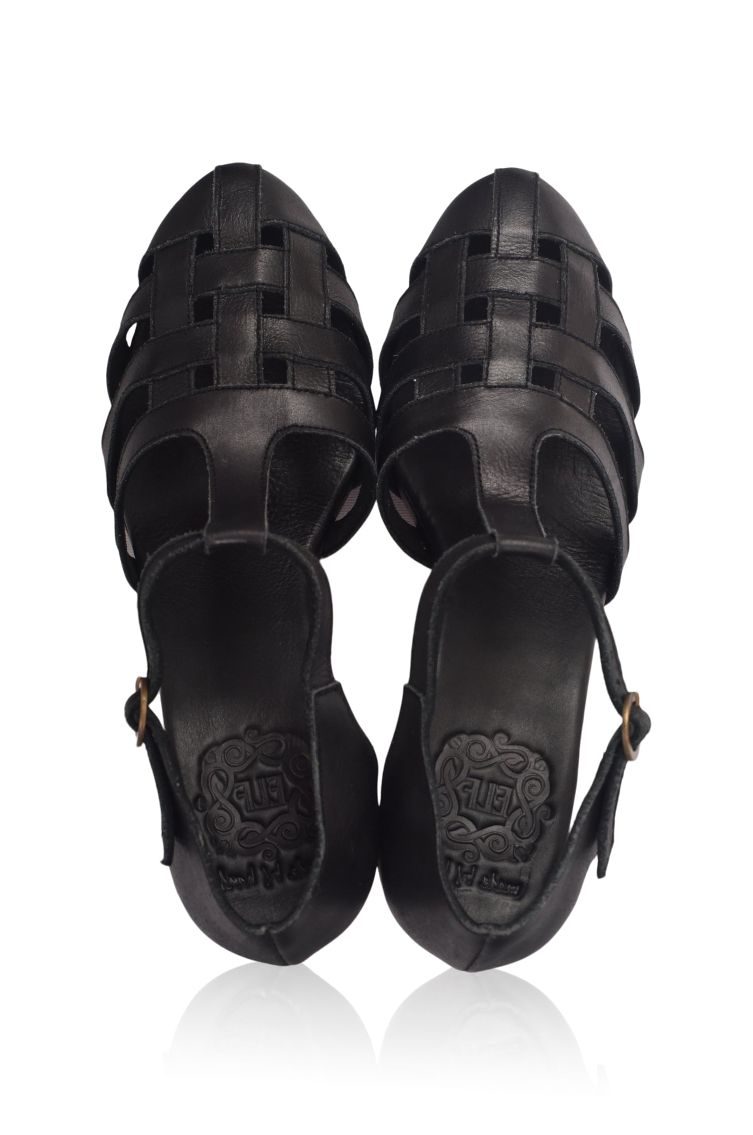 Buy Sydney Woven Leather Heels by Bali ELF