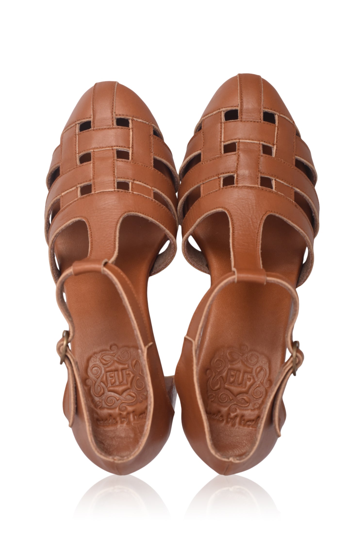 Buy Sydney Woven Leather Heels by Bali ELF