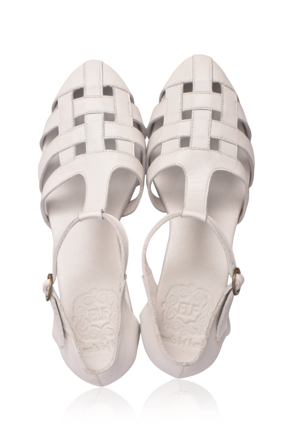 Buy Sydney Woven Leather Heels by Bali ELF