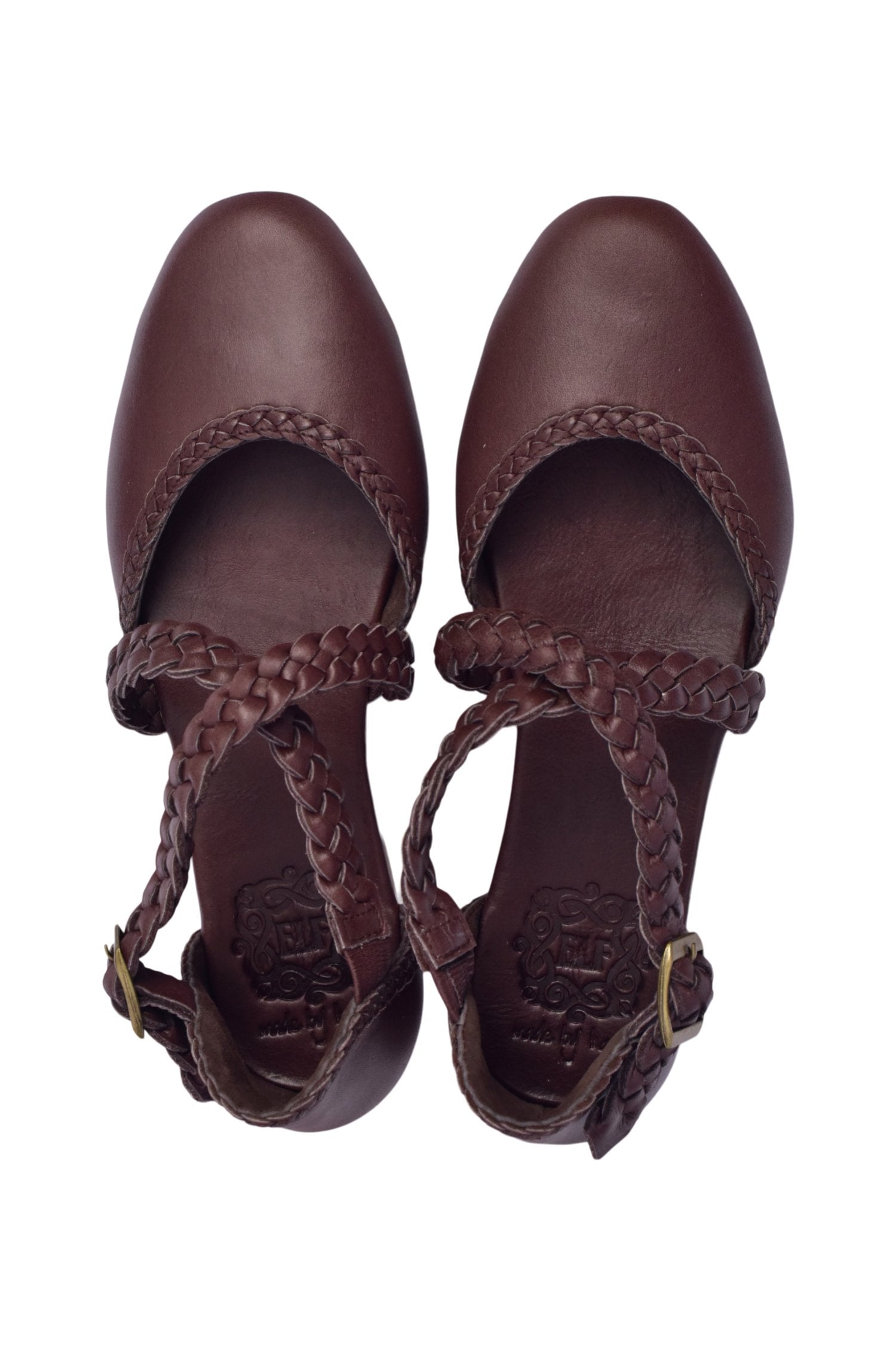Buy Tallulah Braided Leather Flats by Bali ELF