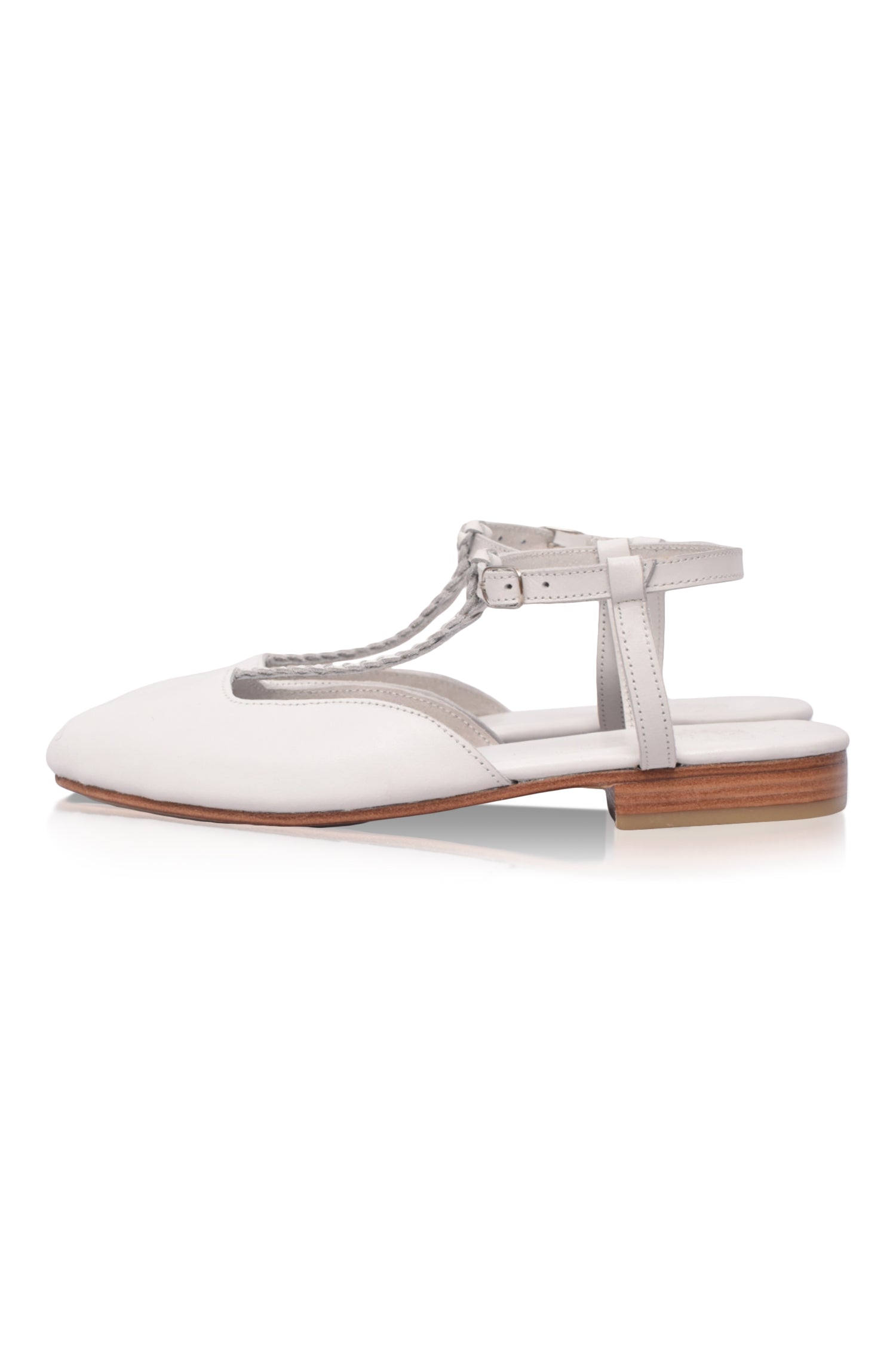 Buy Tresser Slingback Leather Flats by Bali ELF