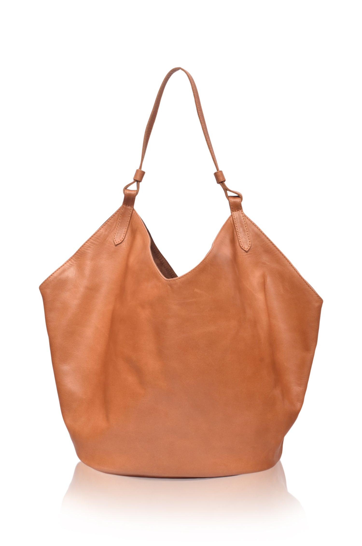 Buy Tulip Medium Leather Tote Bag by Bali ELF