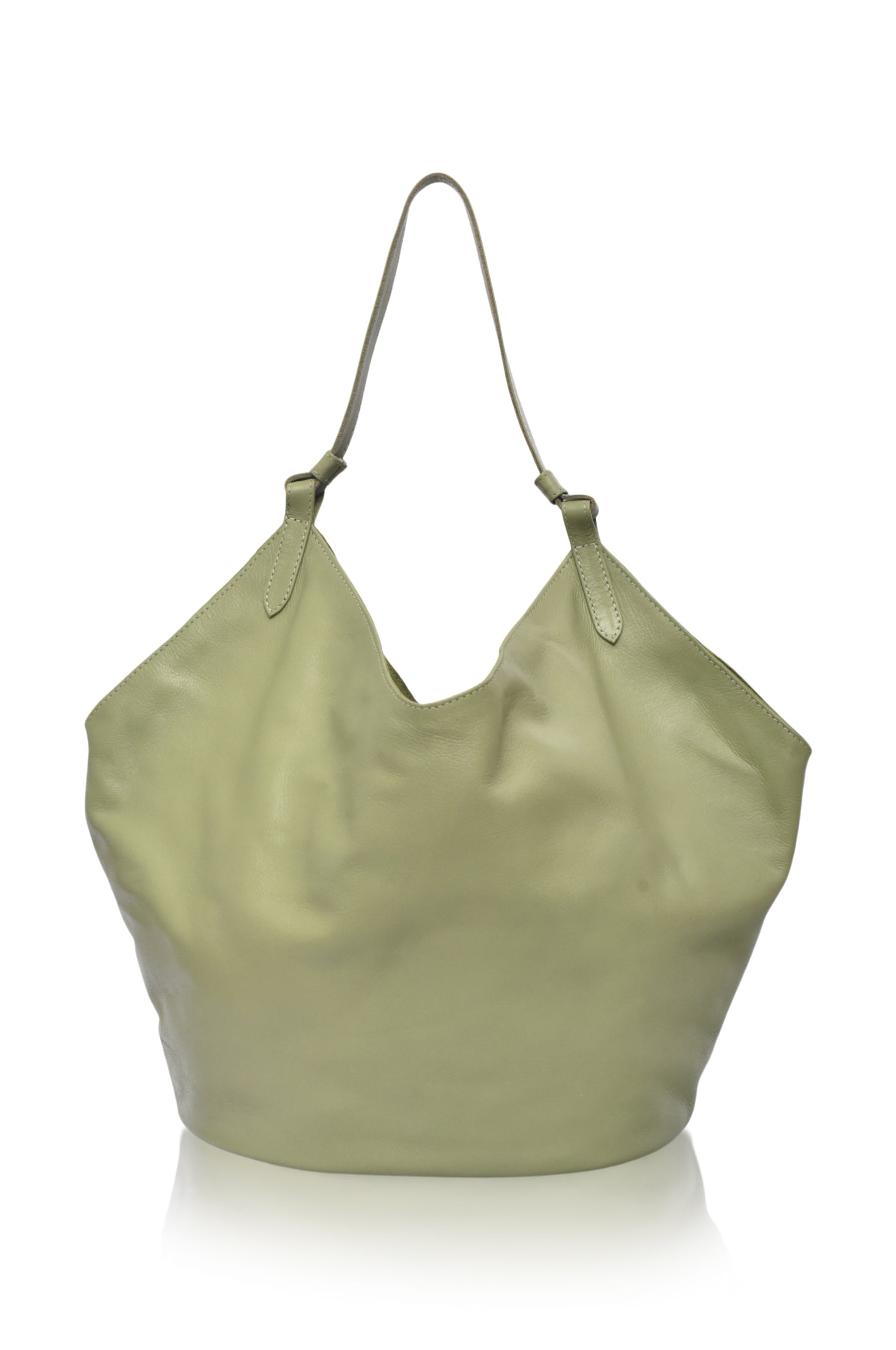 Buy Tulip Medium Leather Tote Bag by Bali ELF