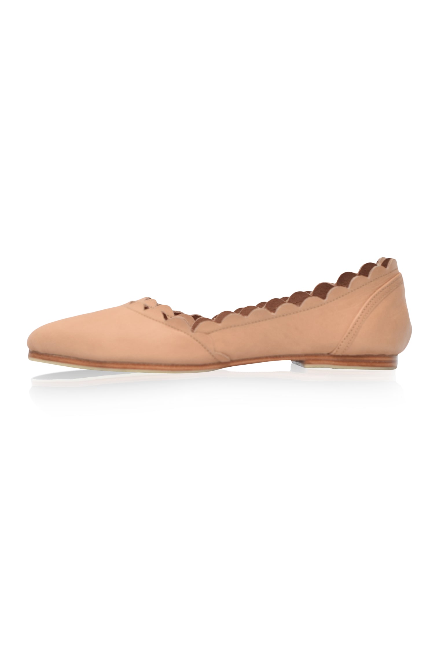 Buy Valentina Leather Ballet Flats by Bali ELF