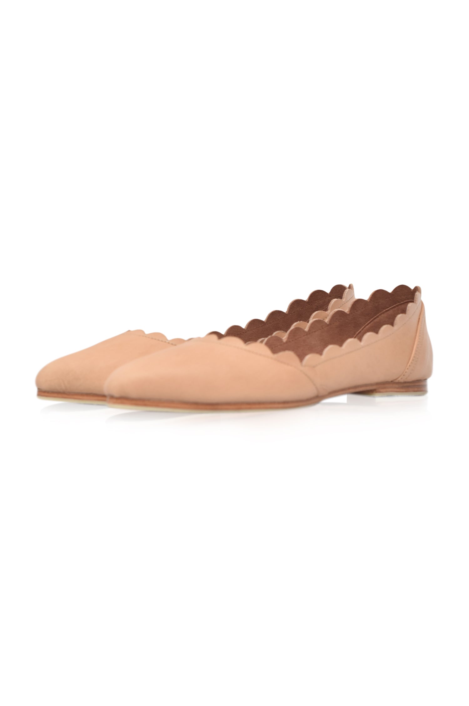 Buy Valentina Leather Ballet Flats by Bali ELF