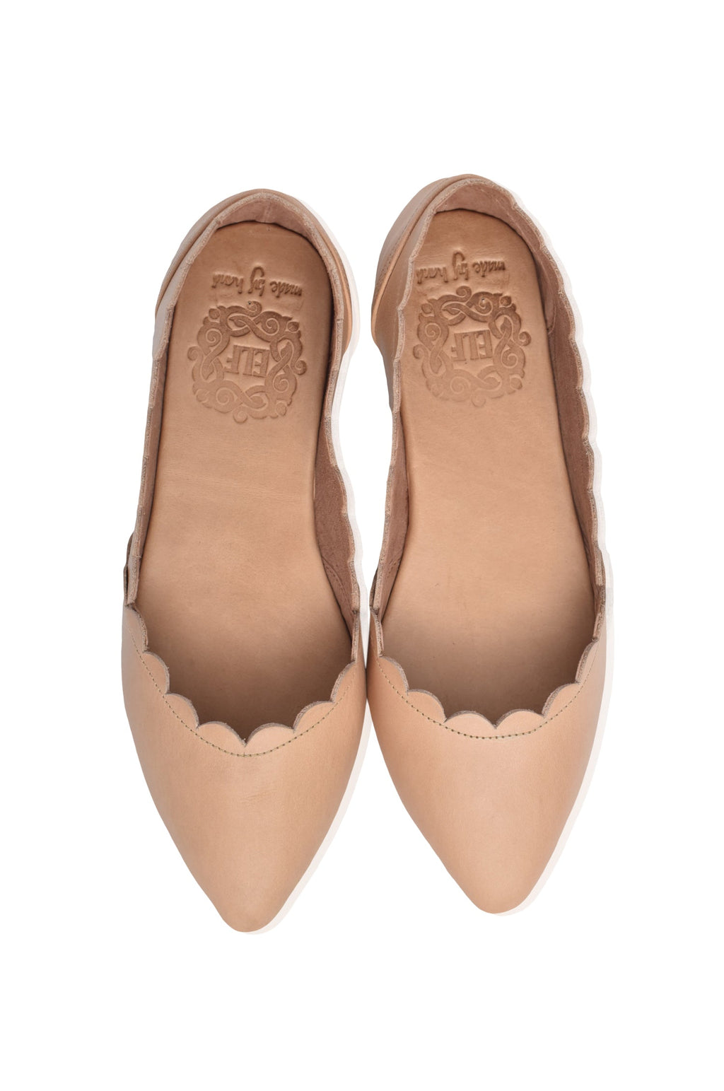 Buy Valentina Leather Ballet Flats by Bali ELF