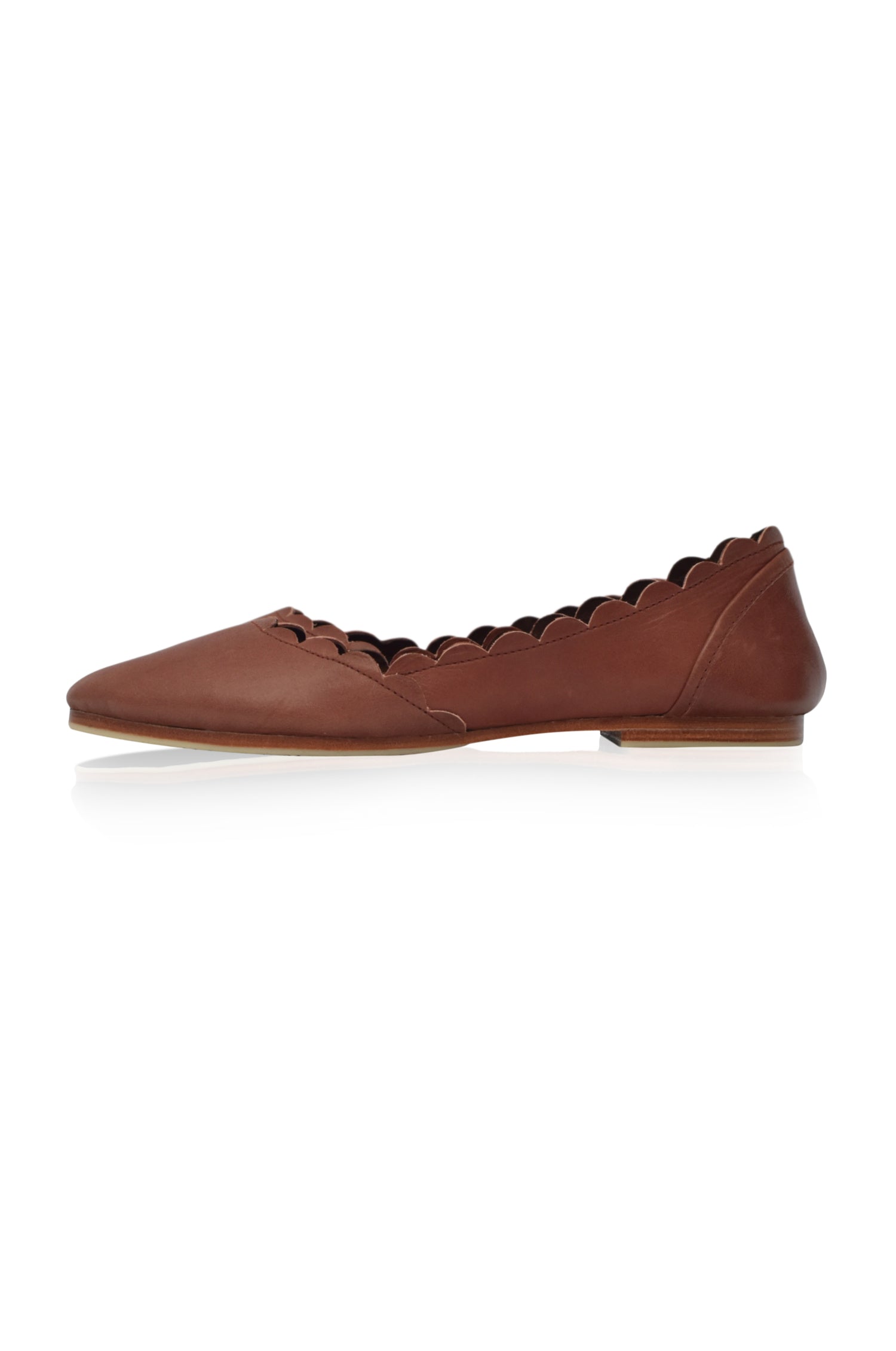 Buy Valentina Leather Ballet Flats by Bali ELF