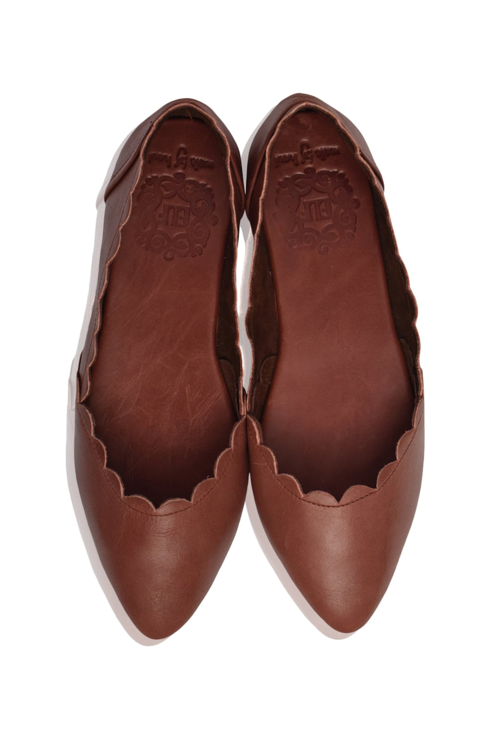 Buy Valentina Leather Ballet Flats by Bali ELF