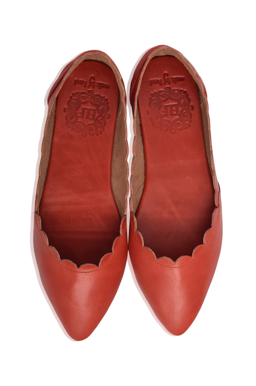 Buy Valentina Leather Ballet Flats by Bali ELF