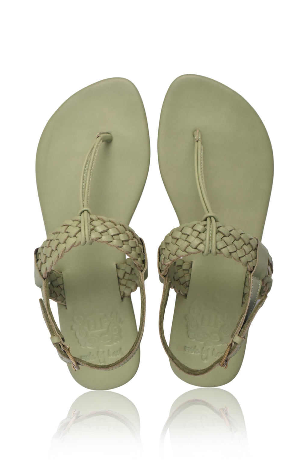 Buy Venetian T-strap Leather Sandals by Bali ELF