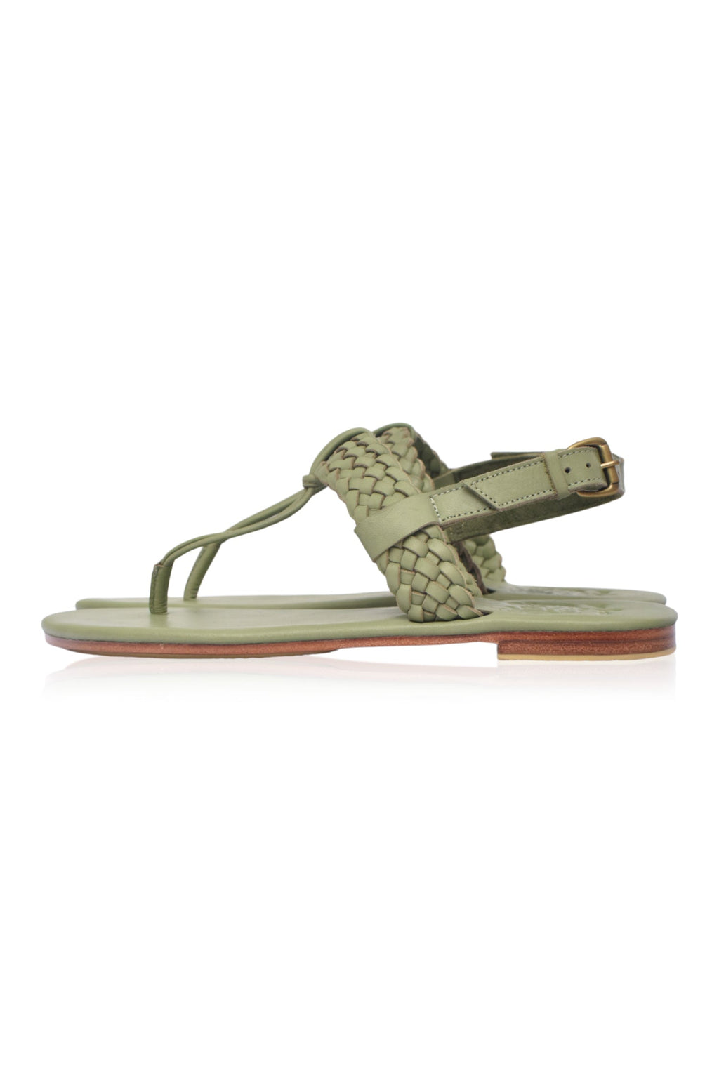 Buy Venetian T-strap Leather Sandals by Bali ELF