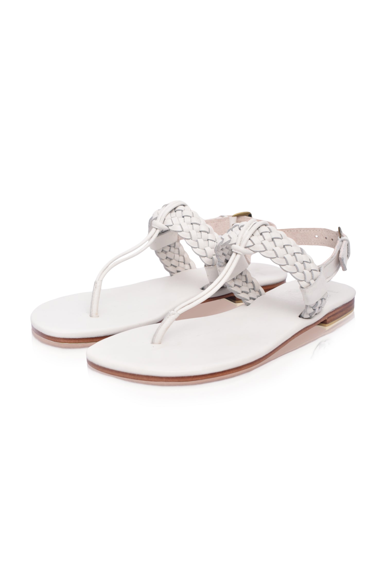 Buy Venetian T-strap Leather Sandals by Bali ELF