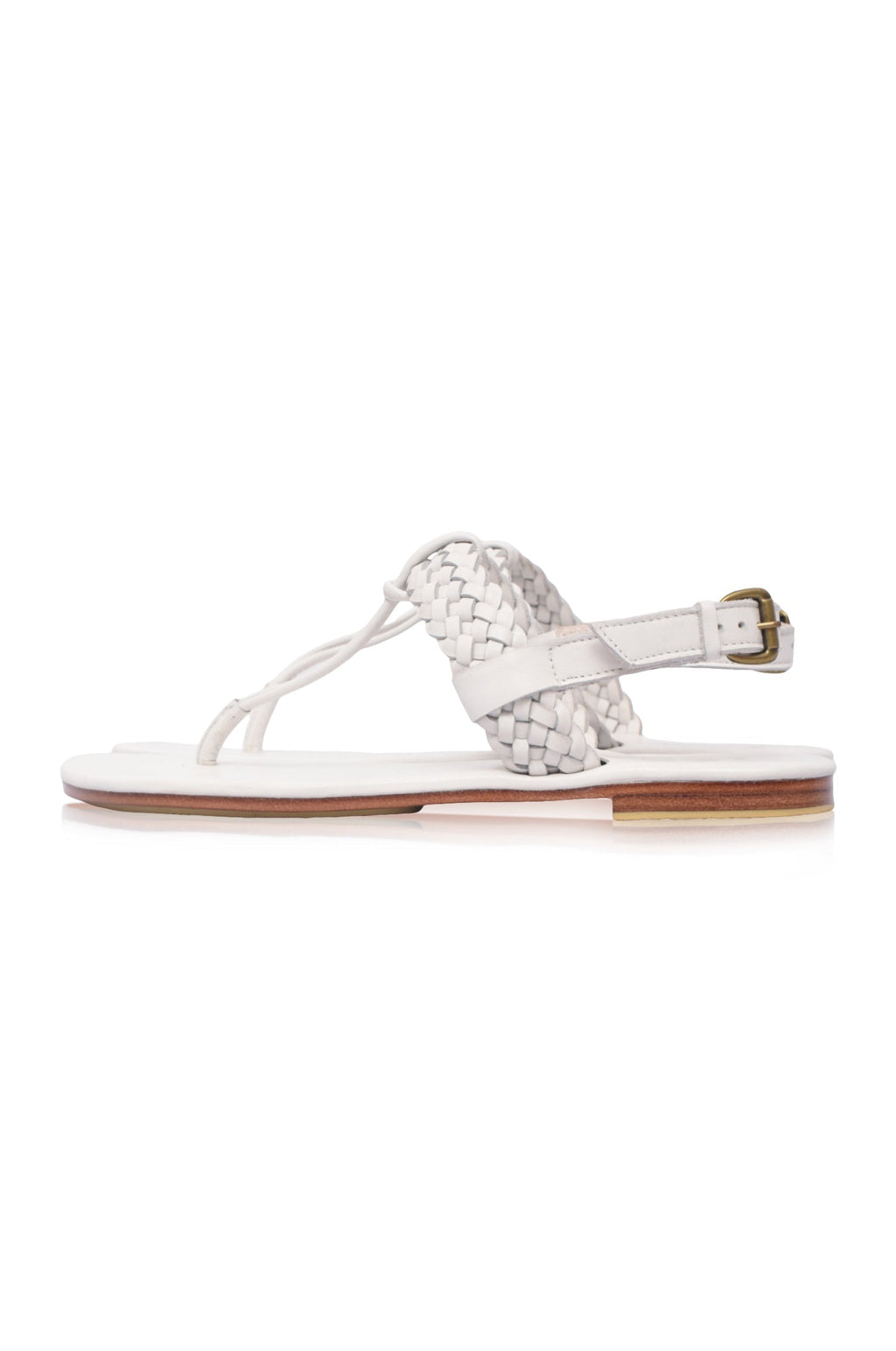 Buy Venetian T-strap Leather Sandals by Bali ELF