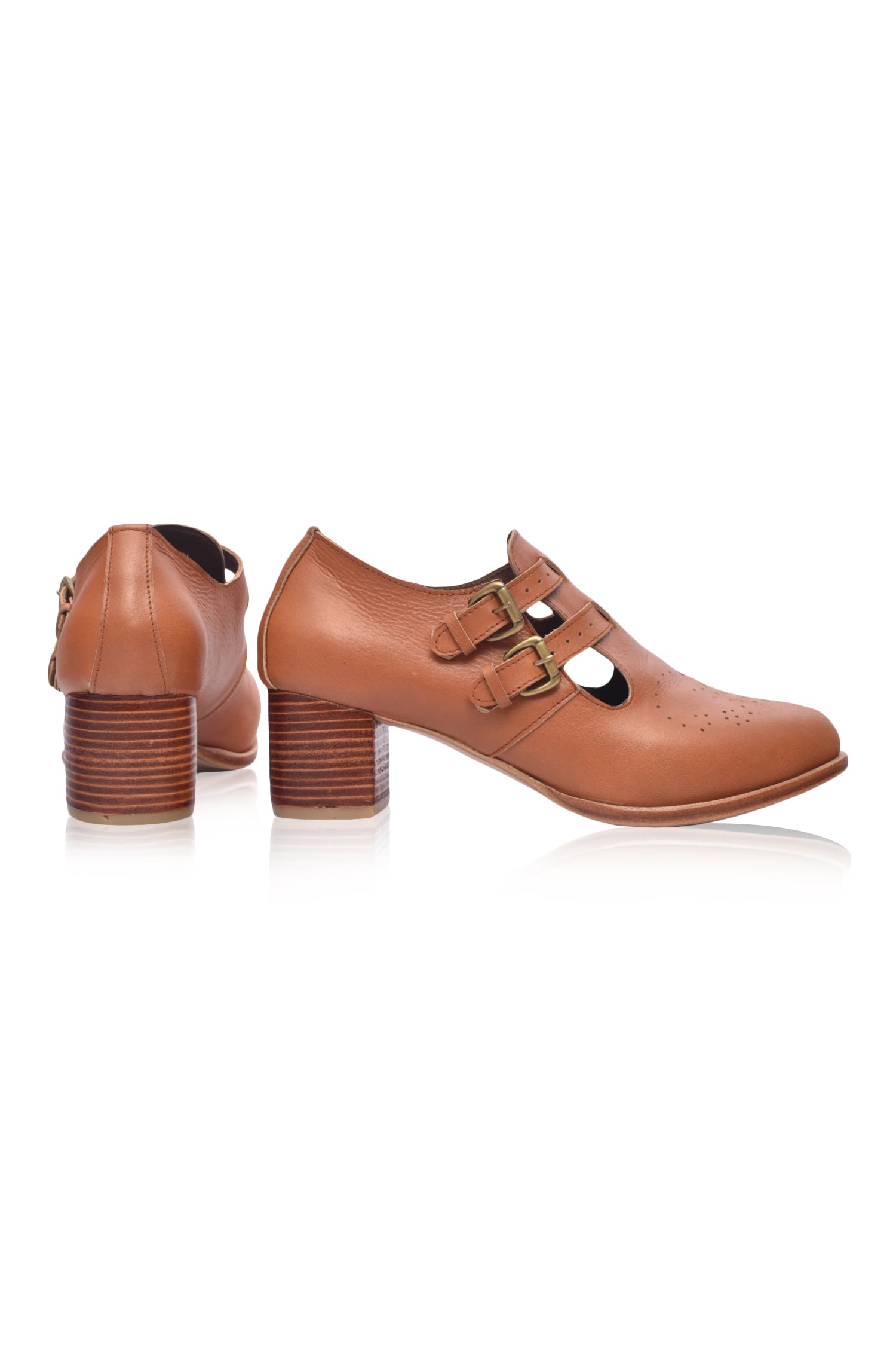 Buy Vienna Low Ankle Leather Booties by Bali ELF