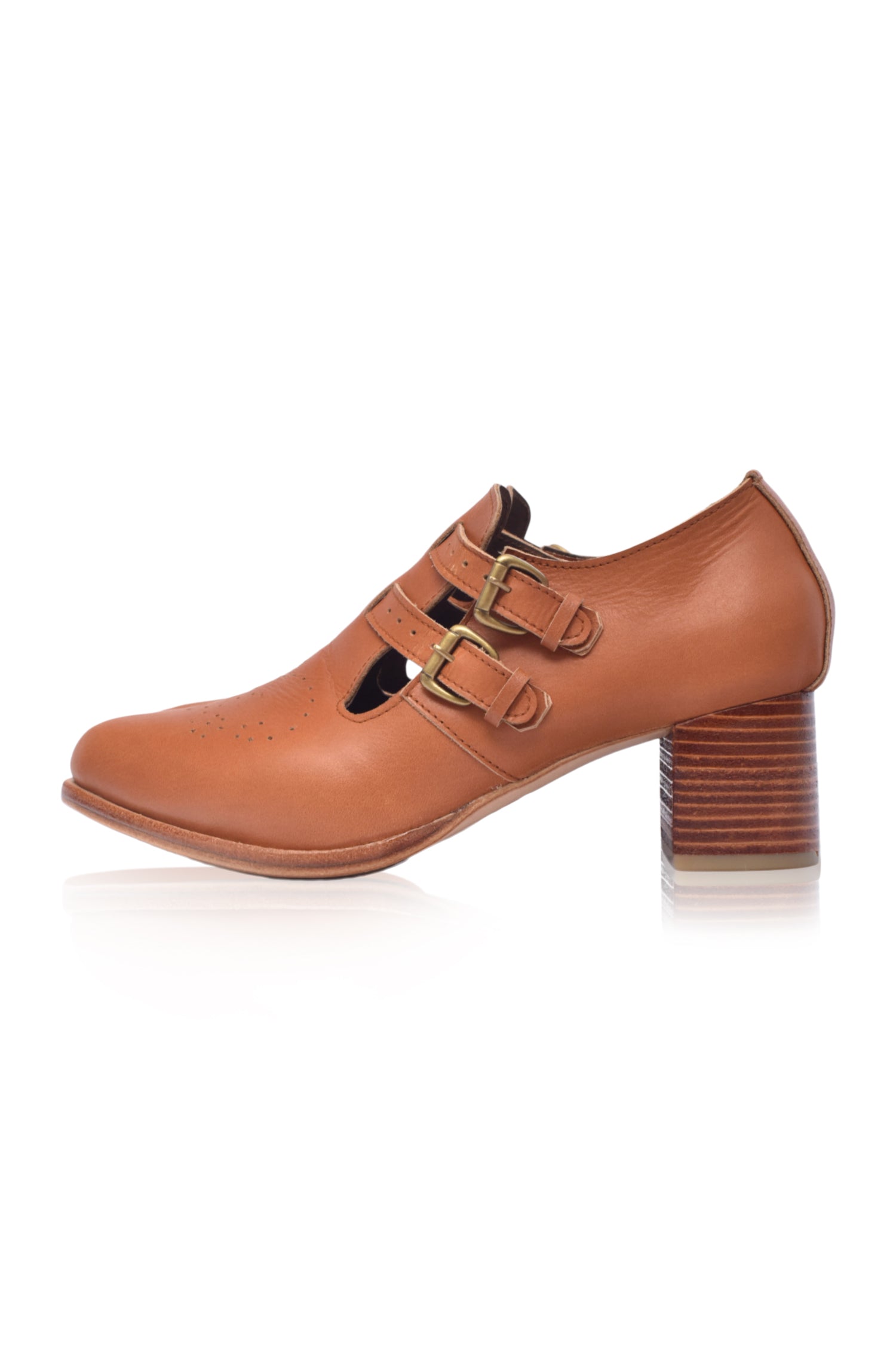 Buy Vienna Low Ankle Leather Booties by Bali ELF