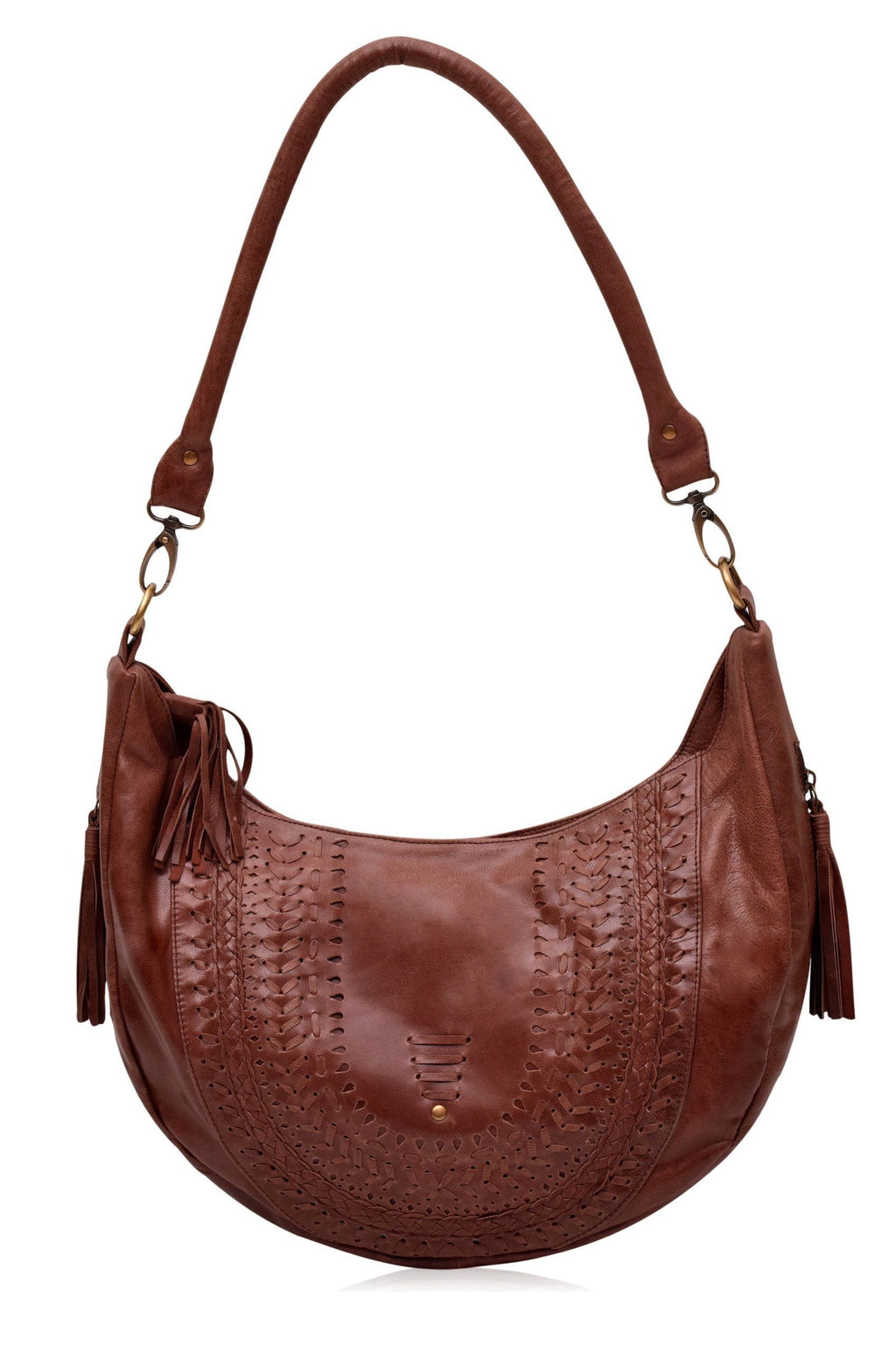 Buy Elysian Coast Leather Crossbody Bag by Bali ELF