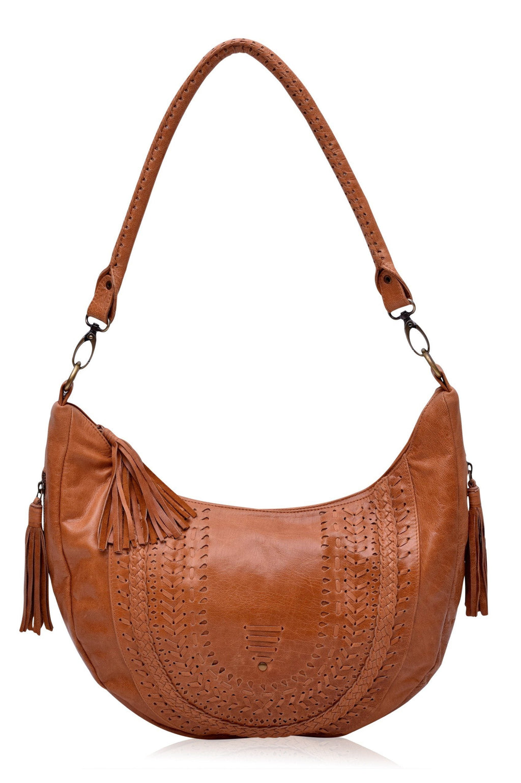 Buy Elysian Coast Leather Crossbody Bag by Bali ELF