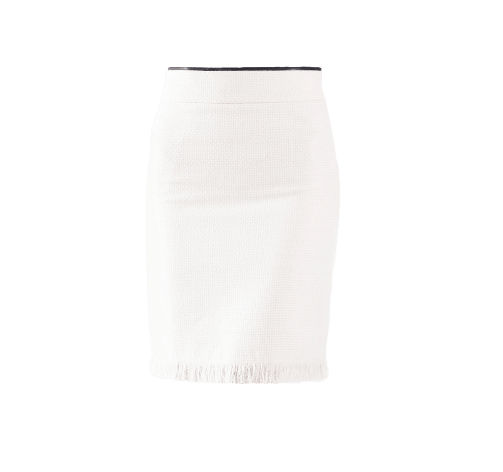 Buy Luxe White Mini Tweed Skirt – Women’s Chic Mini Skirt by Le Réussi®