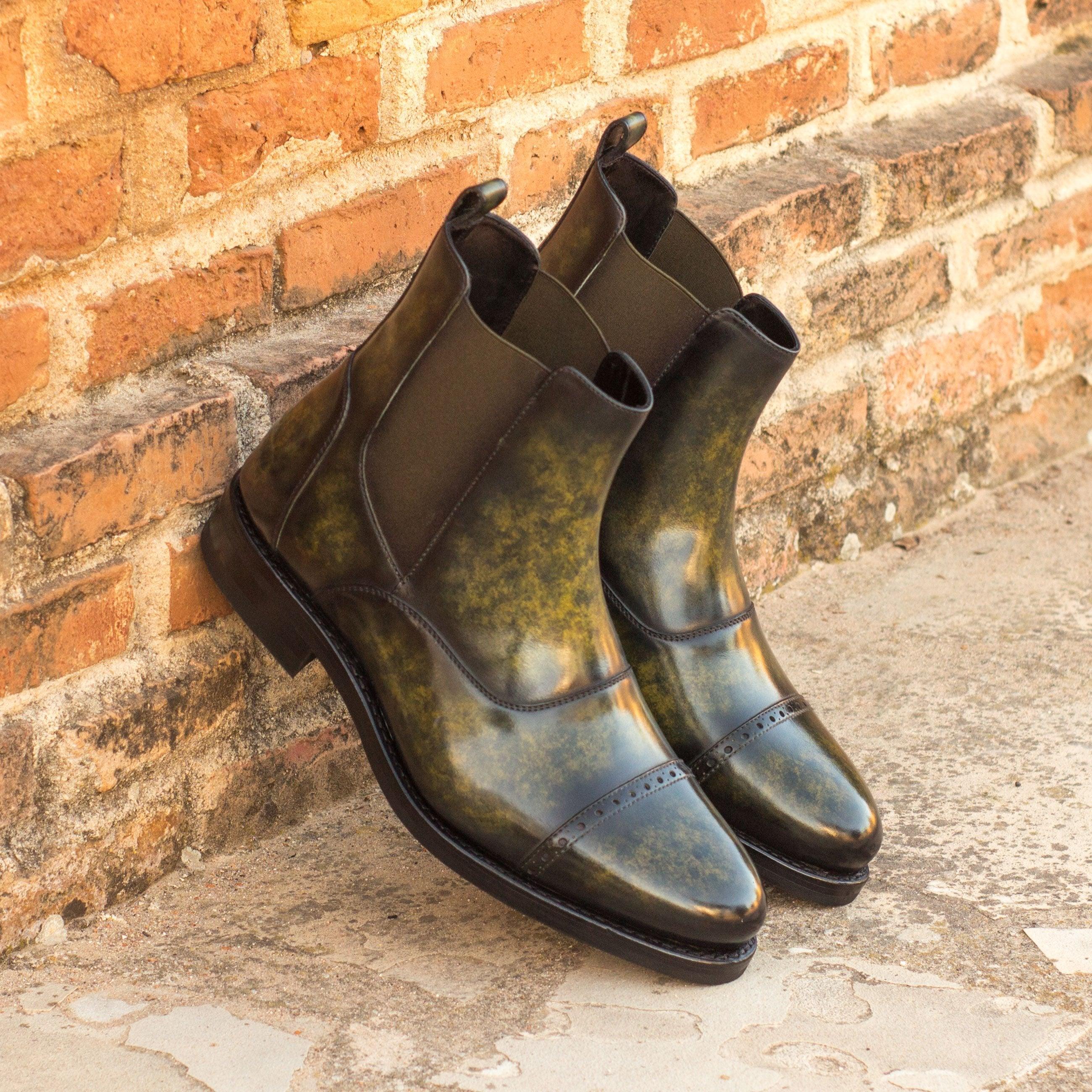Buy Wardon Patina Chelsea Boots by Que Shebley
