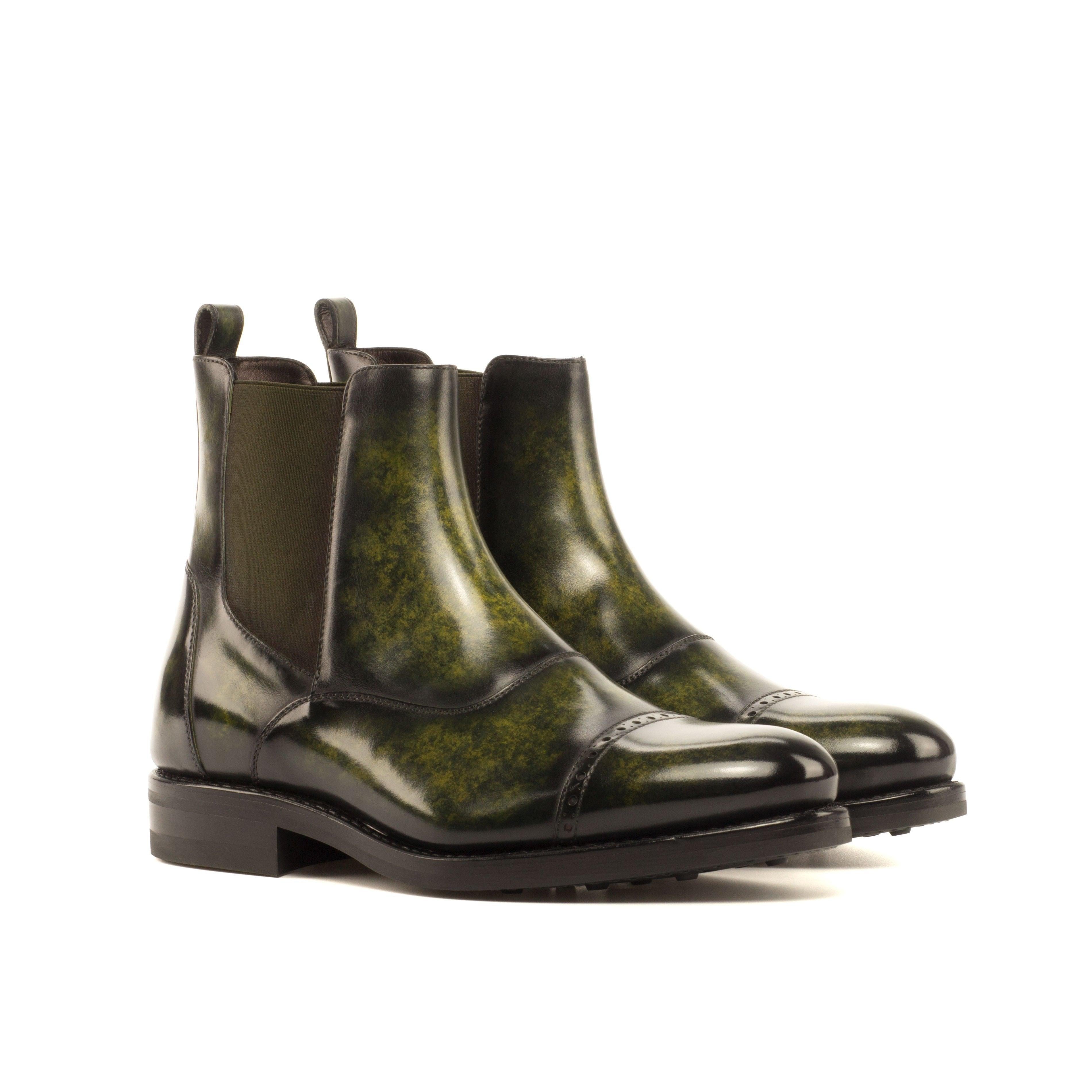 Buy Wardon Patina Chelsea Boots by Que Shebley