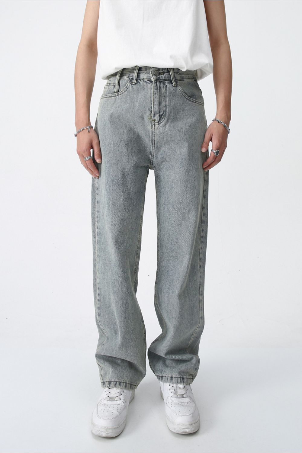 Buy Baggy Jeans with Pockets by Faz