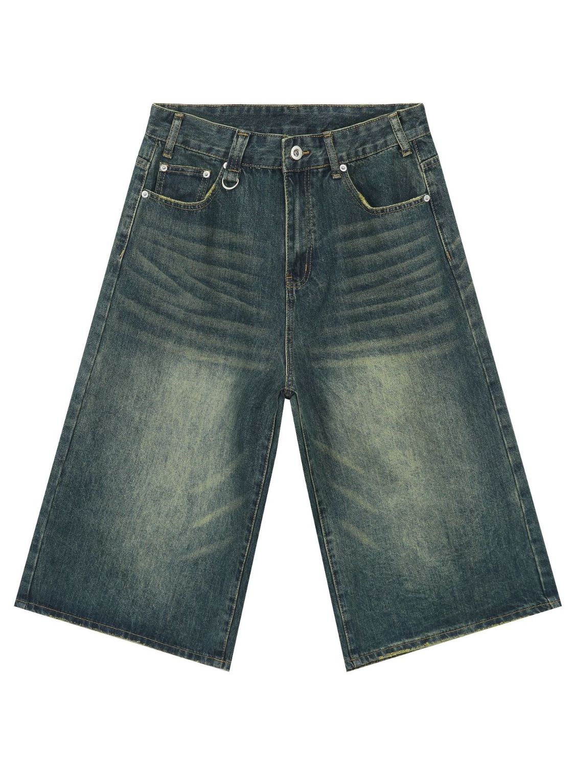 Buy Men's Wide Leg Denim Shorts by Faz