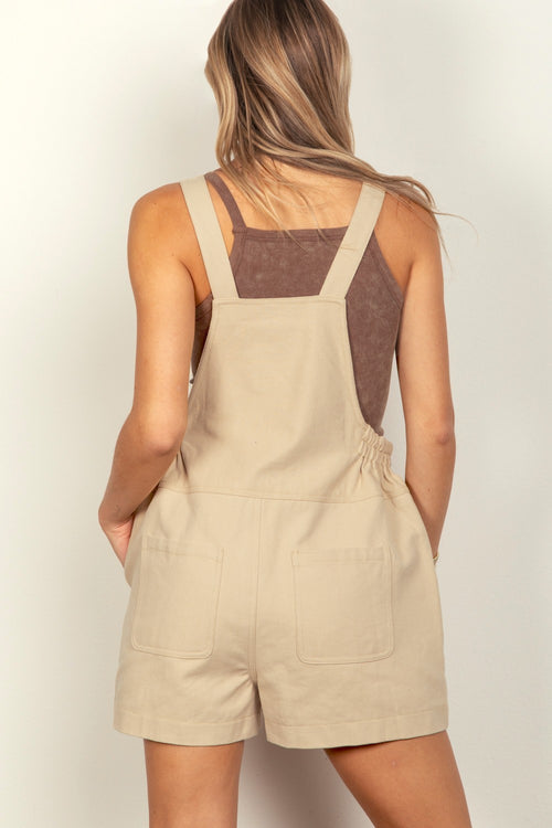 Buy Adjustable Suspender Overalls with Pockets by Faz