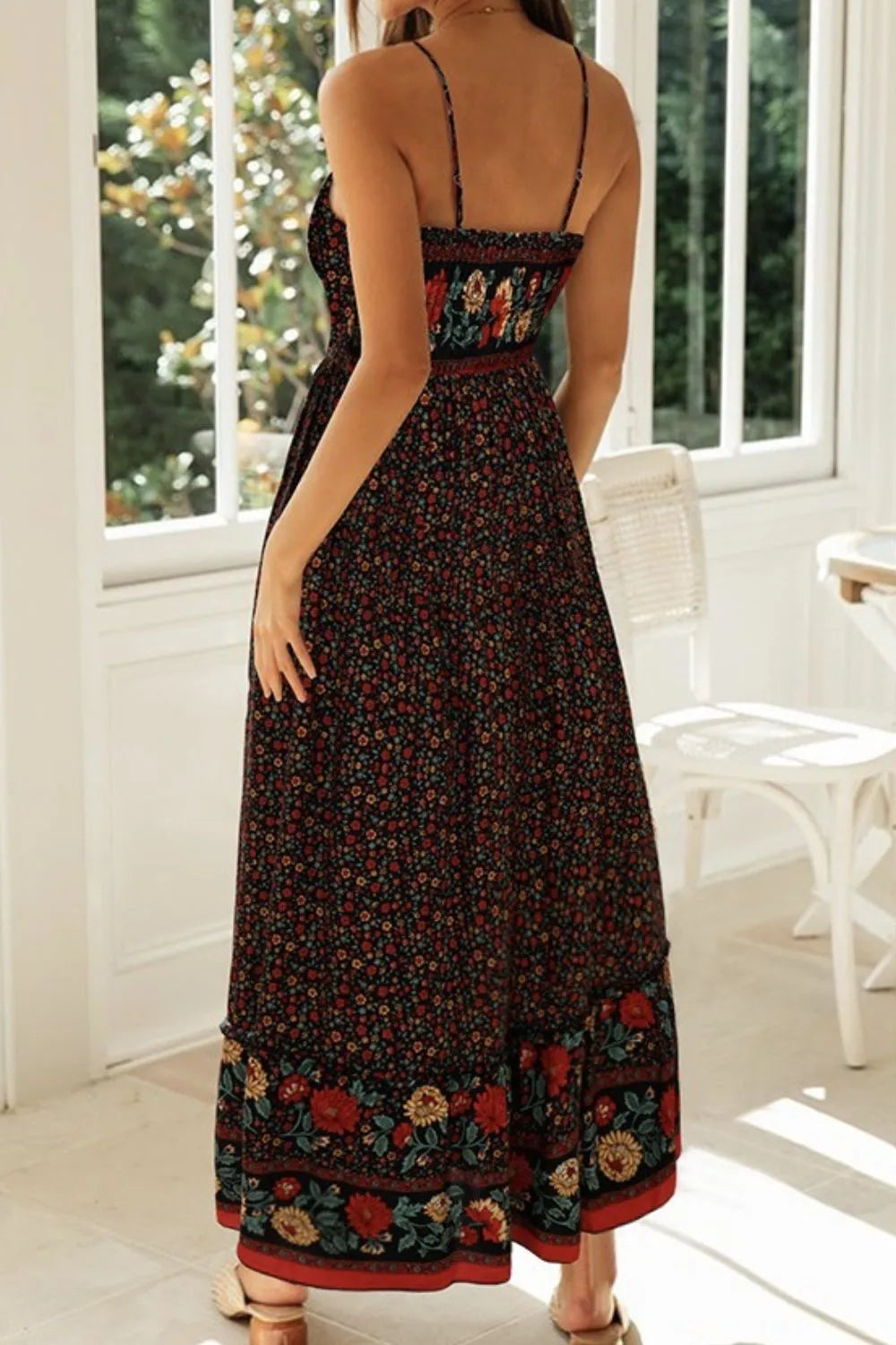 Buy Printed Maxi Cami Dress by Faz