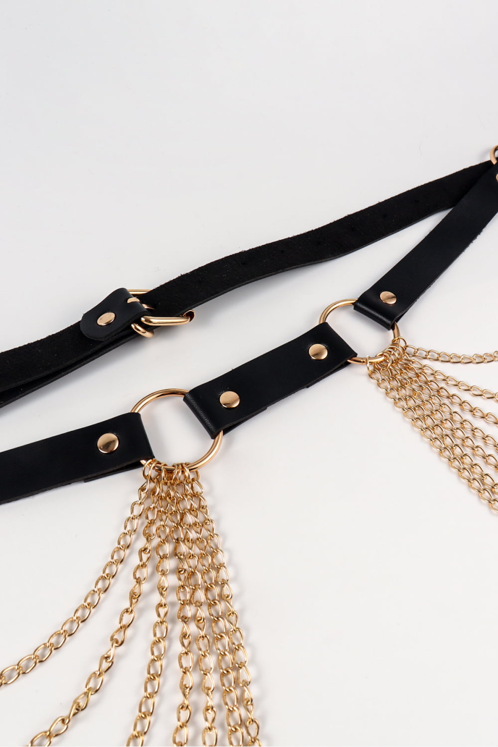 Buy PU Belt with Chain by Faz