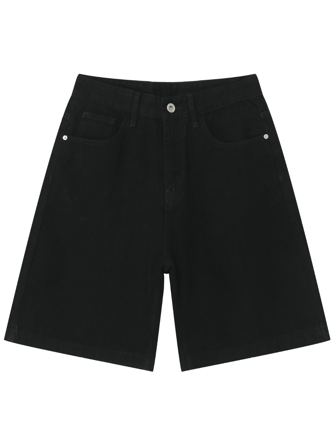 Buy Men's Washed Denim Shorts with Pockets by Faz