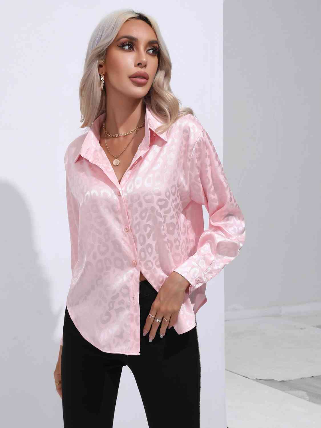 Buy Printed Collared Neck Buttoned Shirt by B&S