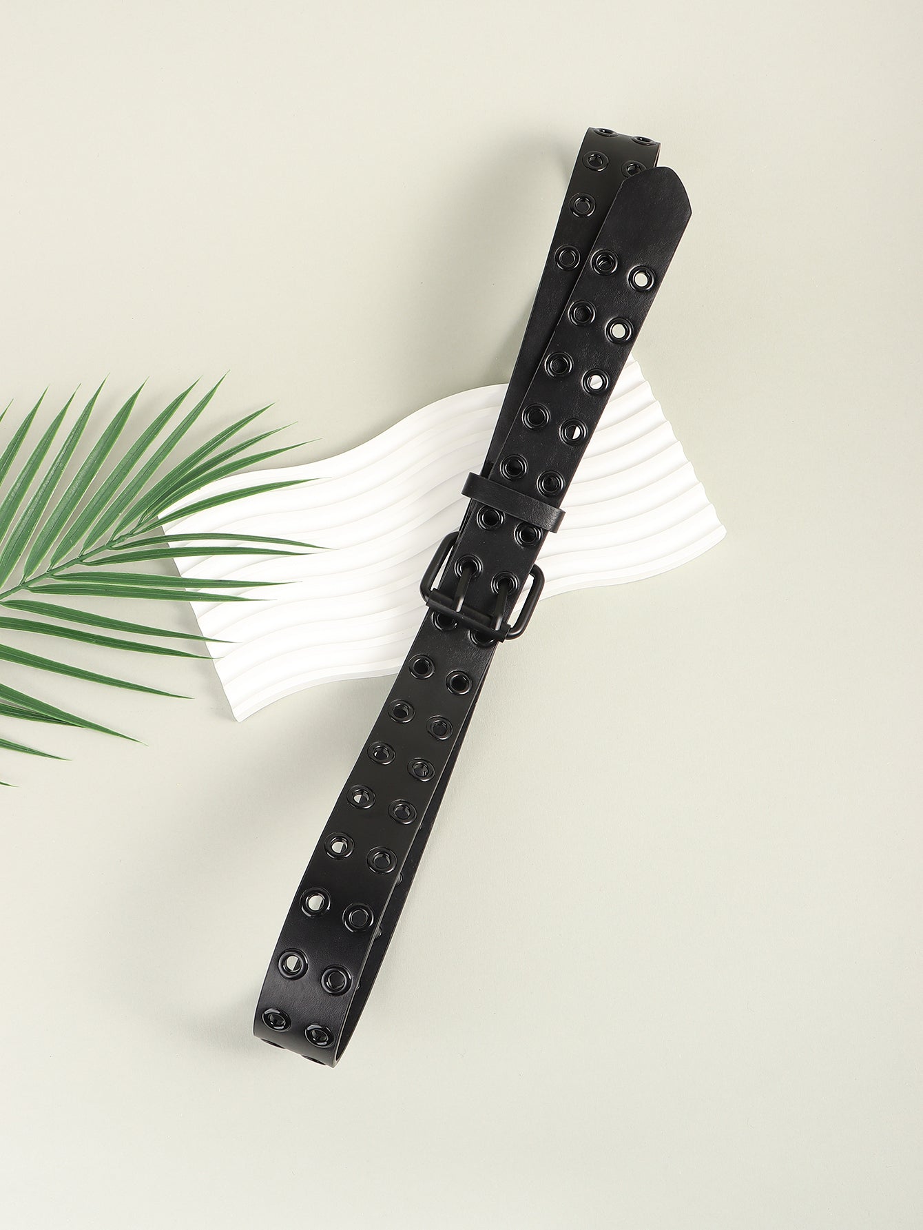 Buy Grommet PU Leather Belt by Faz